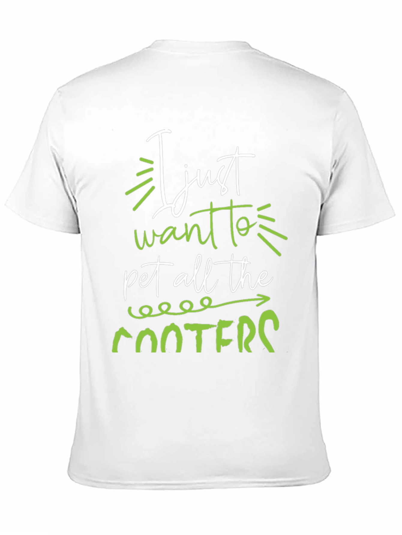 Black Cooters Pet T-Shirt, Funny Humor, Unisex Black Tee view 11