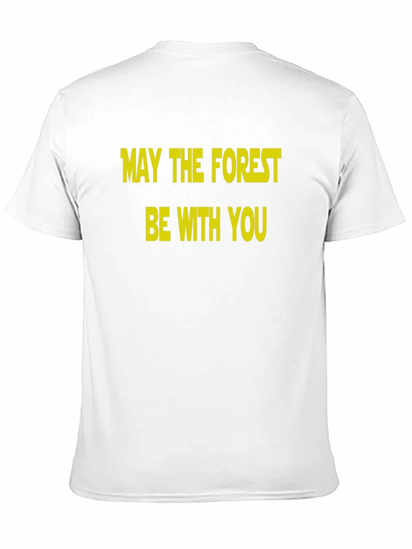 Black May the Forest Be With You T-Shirt view 11