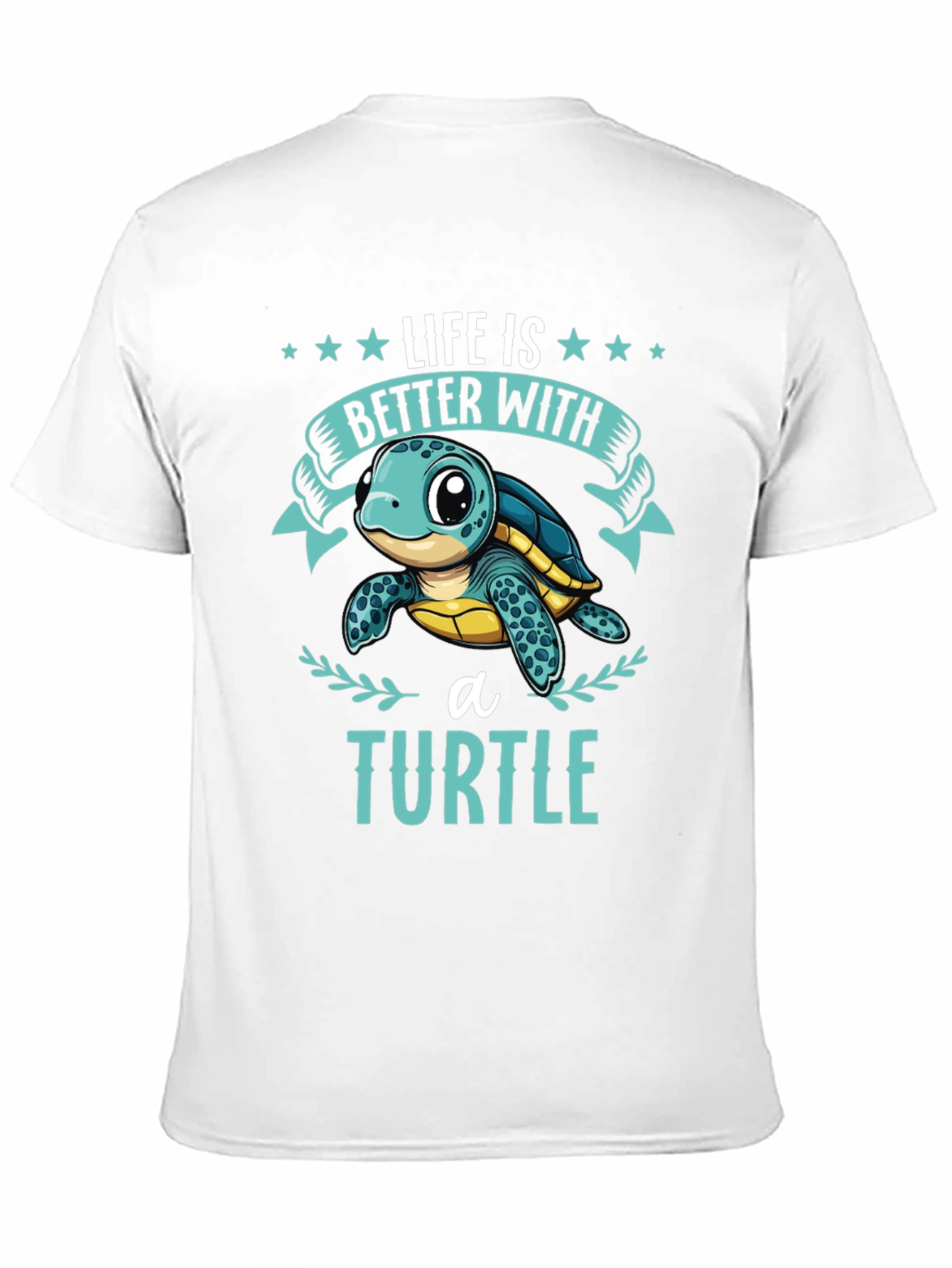 Black Life is Better with a Turtle Graphic T-Shirt view 11