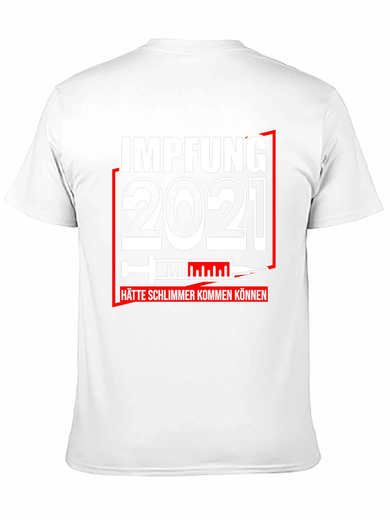 Black Impfung 2021 Graphic Tee - Vaccine Humor T-Shirt view 11