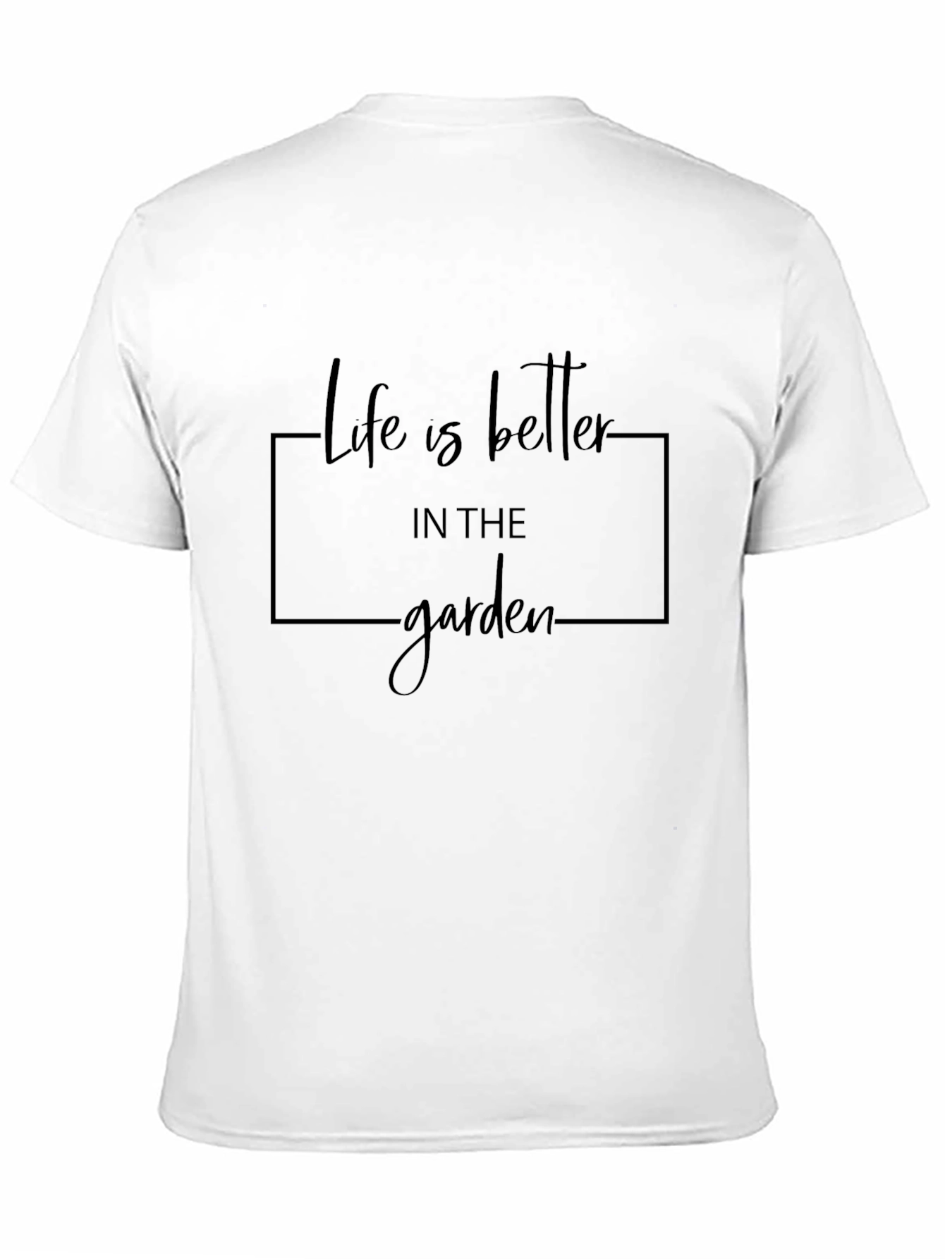 Life is Better in the Garden Black T-Shirt - 11