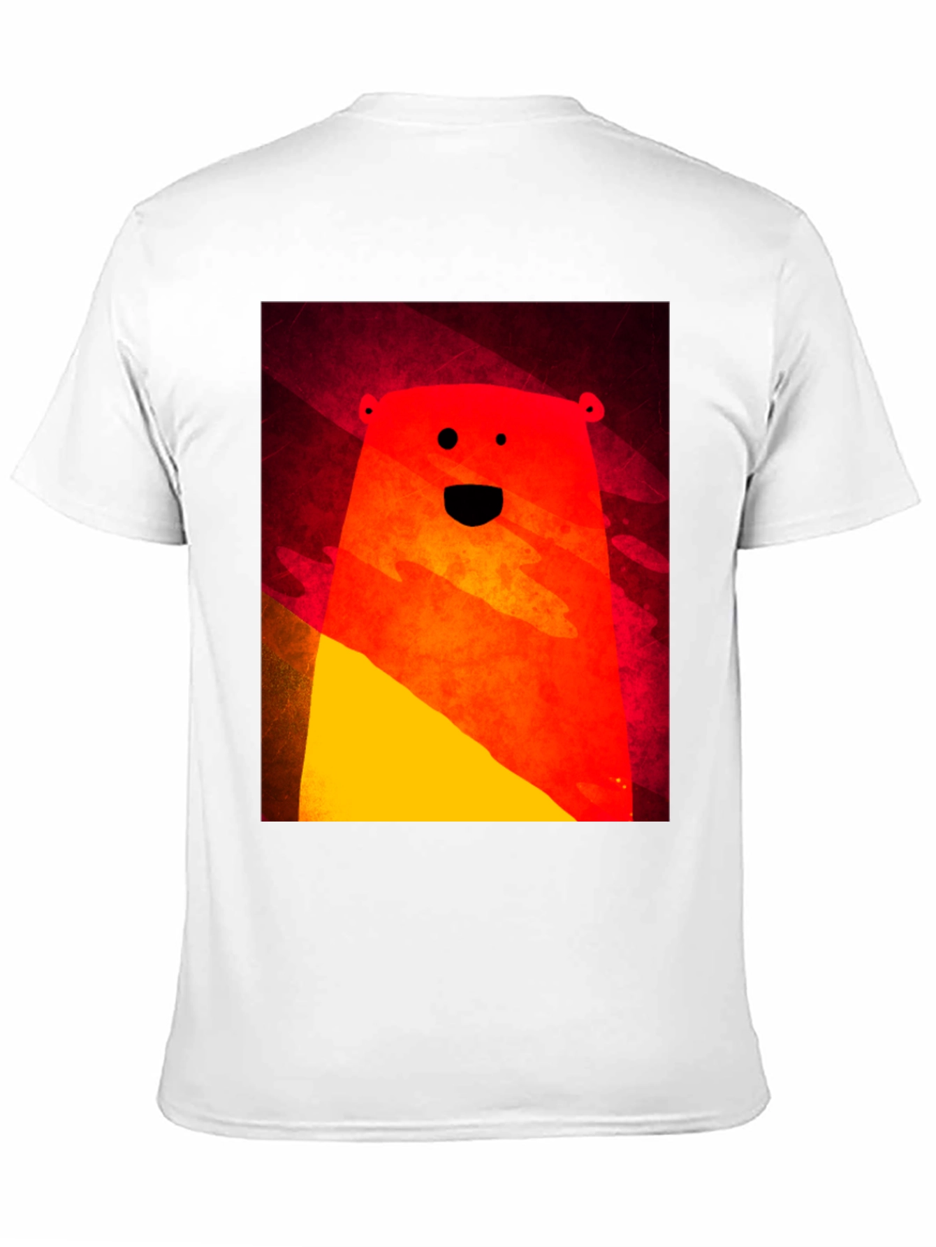 Black Funky Bear Graphic Tee - Modern Abstract Style view 11