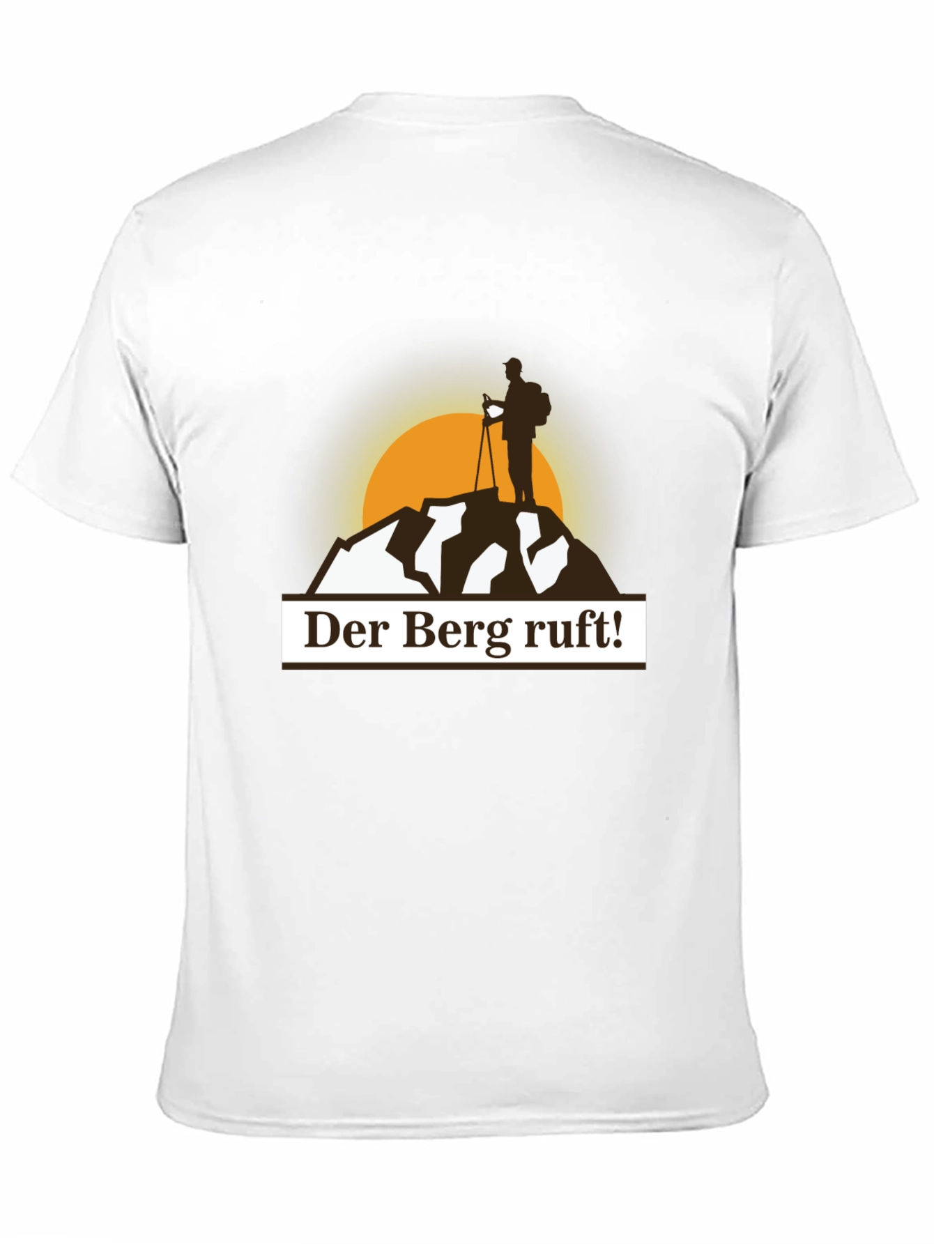 Black Der Berg Ruft T-Shirt - Hiking & Adventure Tee view 11