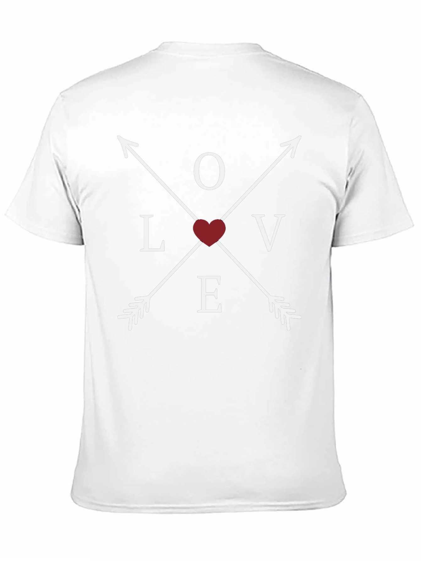 Black Love Arrows Graphic Tee - Valentine's Day Gift view 11