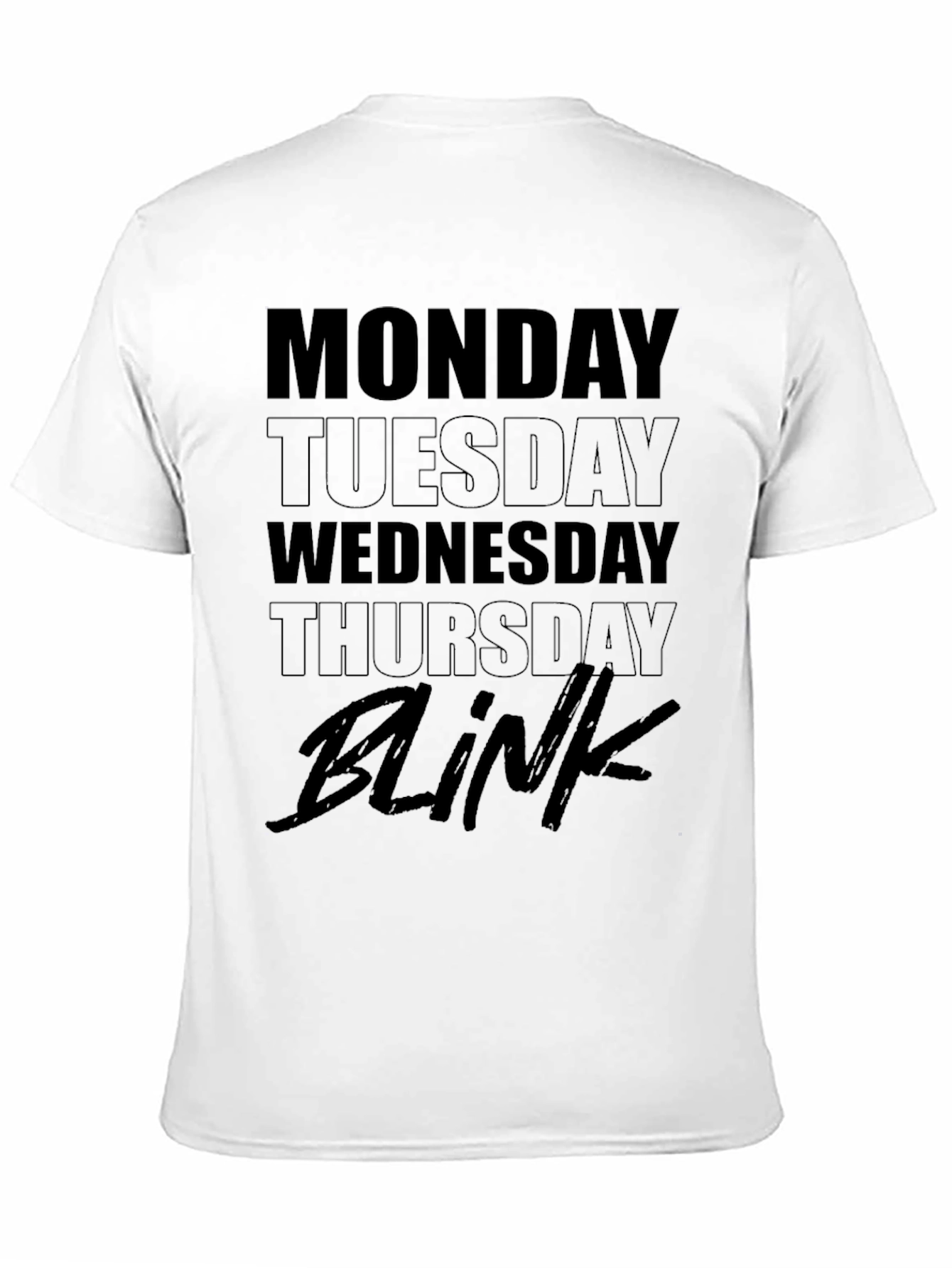 Black Black 'Blink' Graphic Print T-Shirt view 11