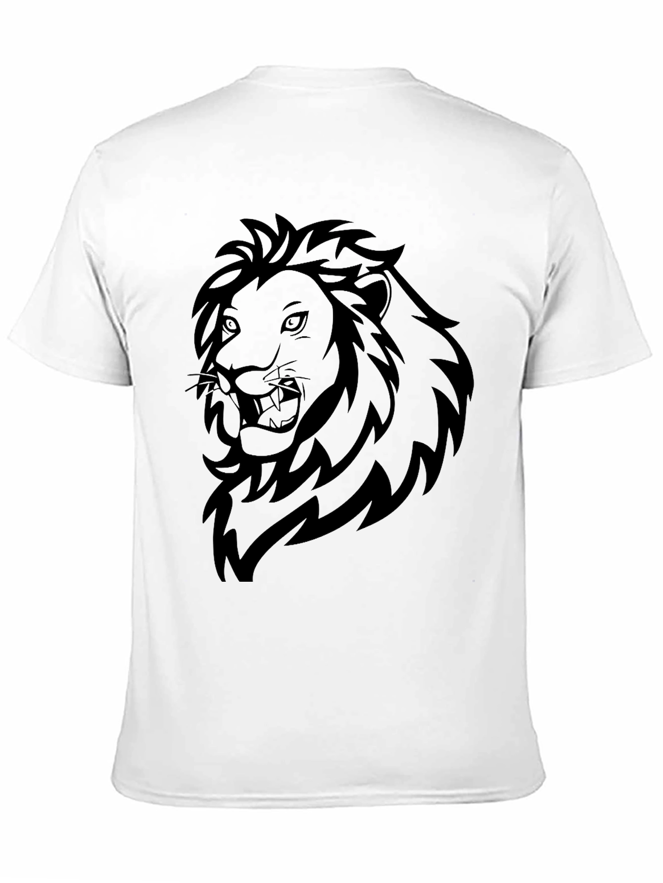 Black Black Lion Graphic Tee - Bold Statement view 11