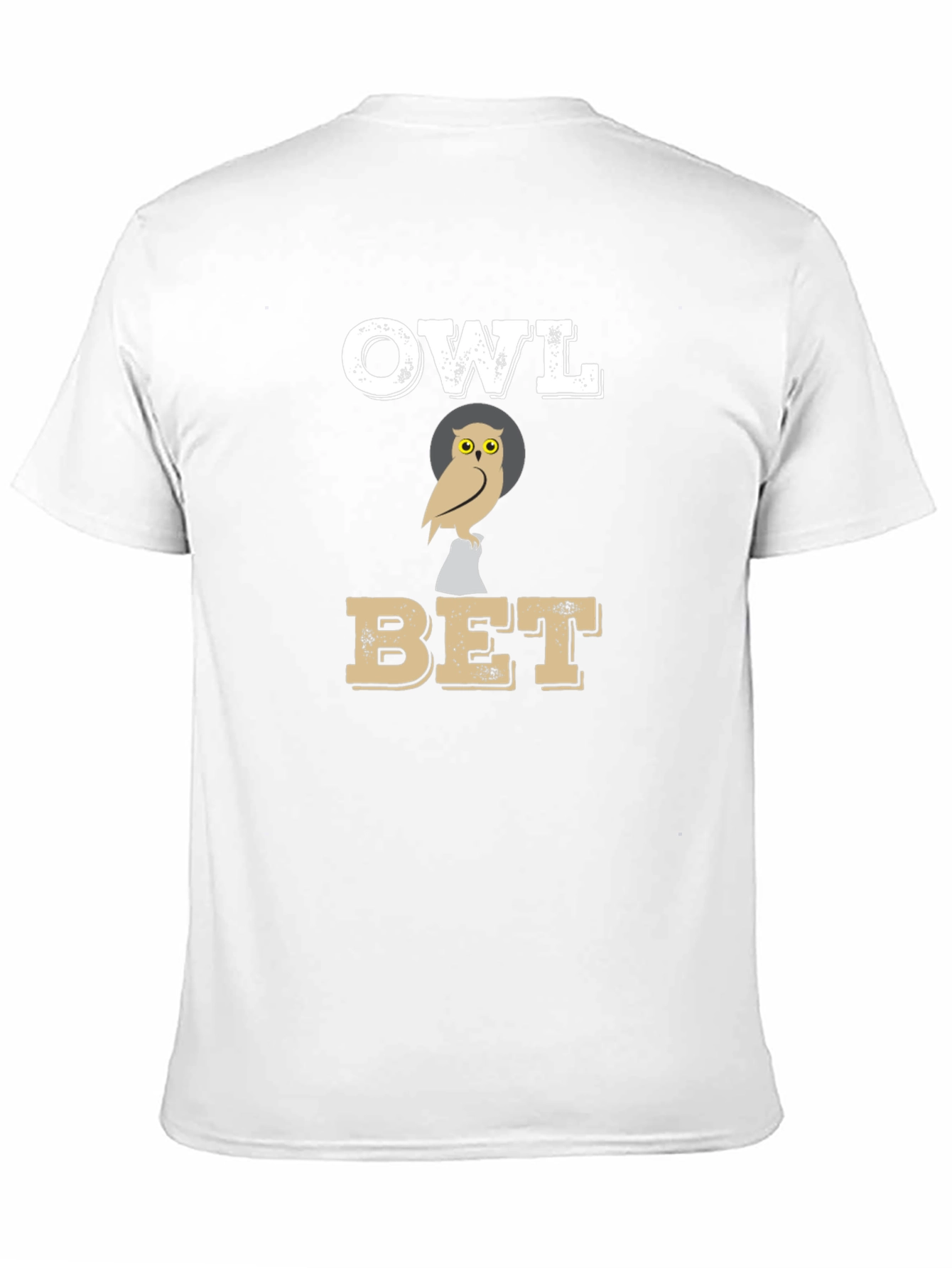 Black Owl Bet T-Shirt: Funny Graphic Tee view 11