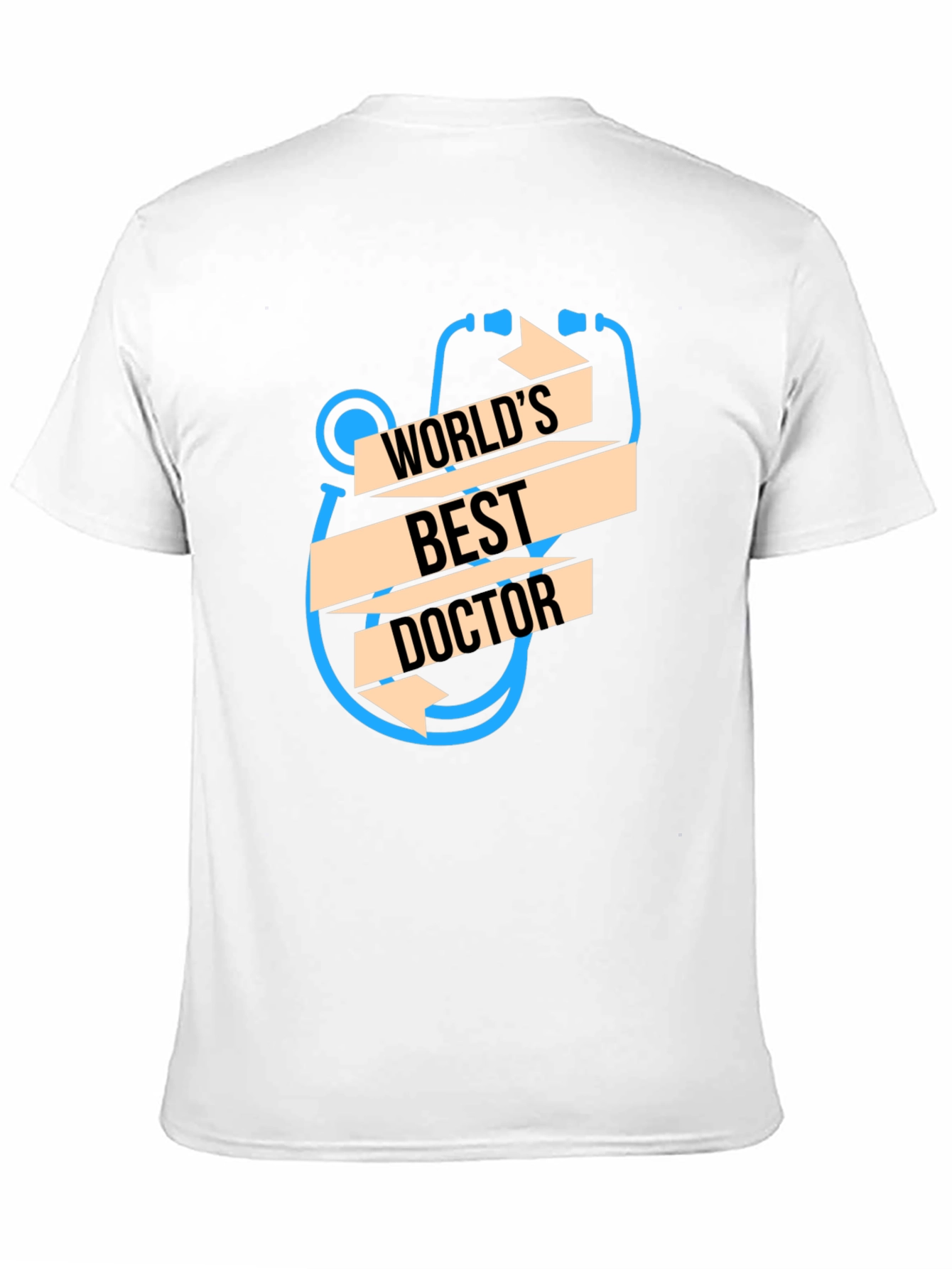 Black World's Best Doctor T-Shirt - Unique Stethoscope Design view 11