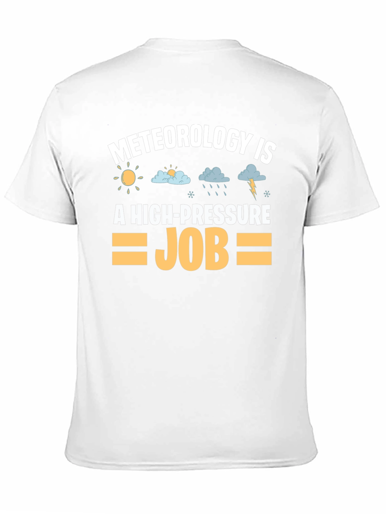 Black Meteorology High Pressure Job Graphic Tee view 11