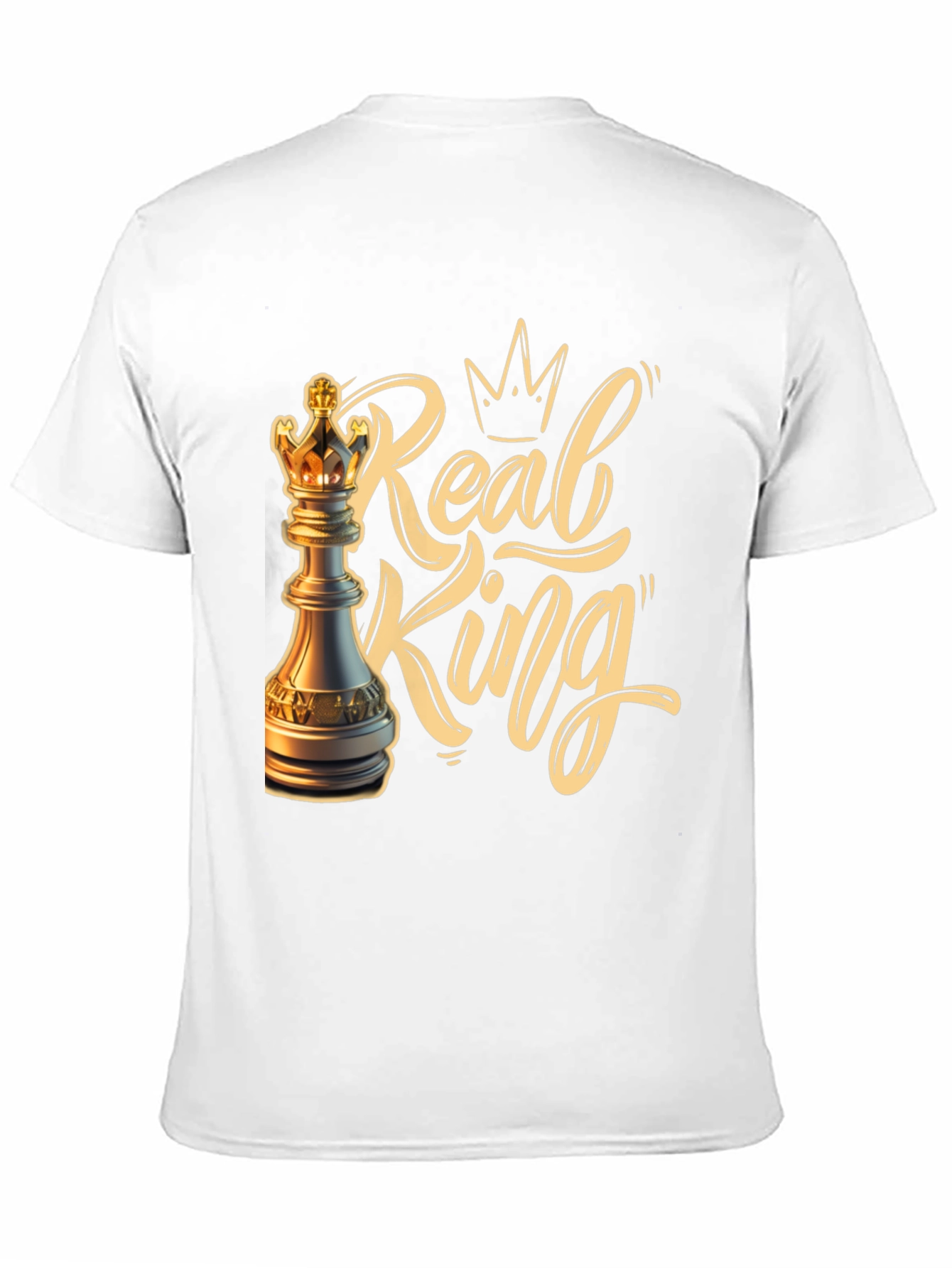 Black Real King Chess T-Shirt view 11