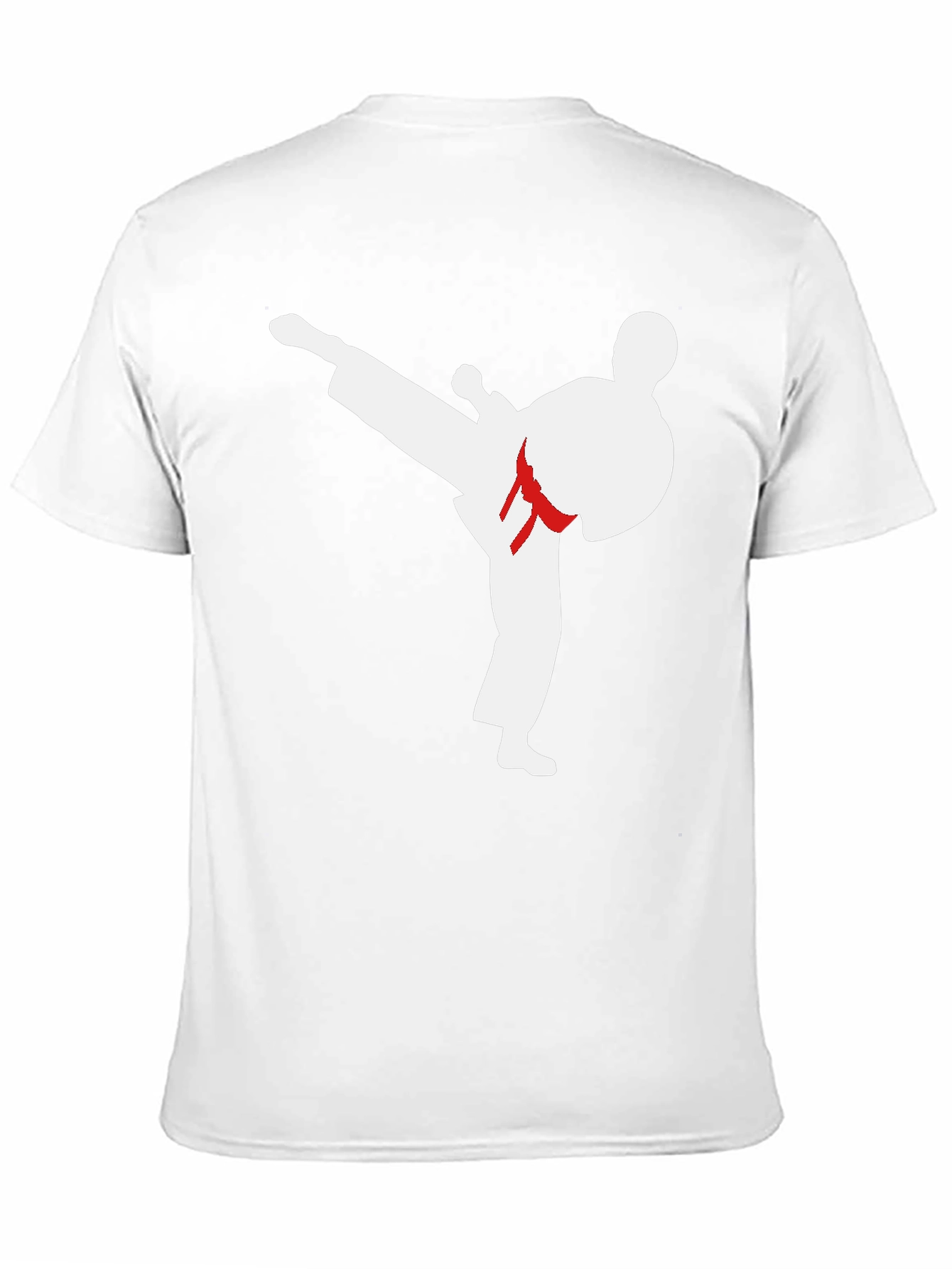 Black Karate Kick Graphic T-Shirt - Black view 11