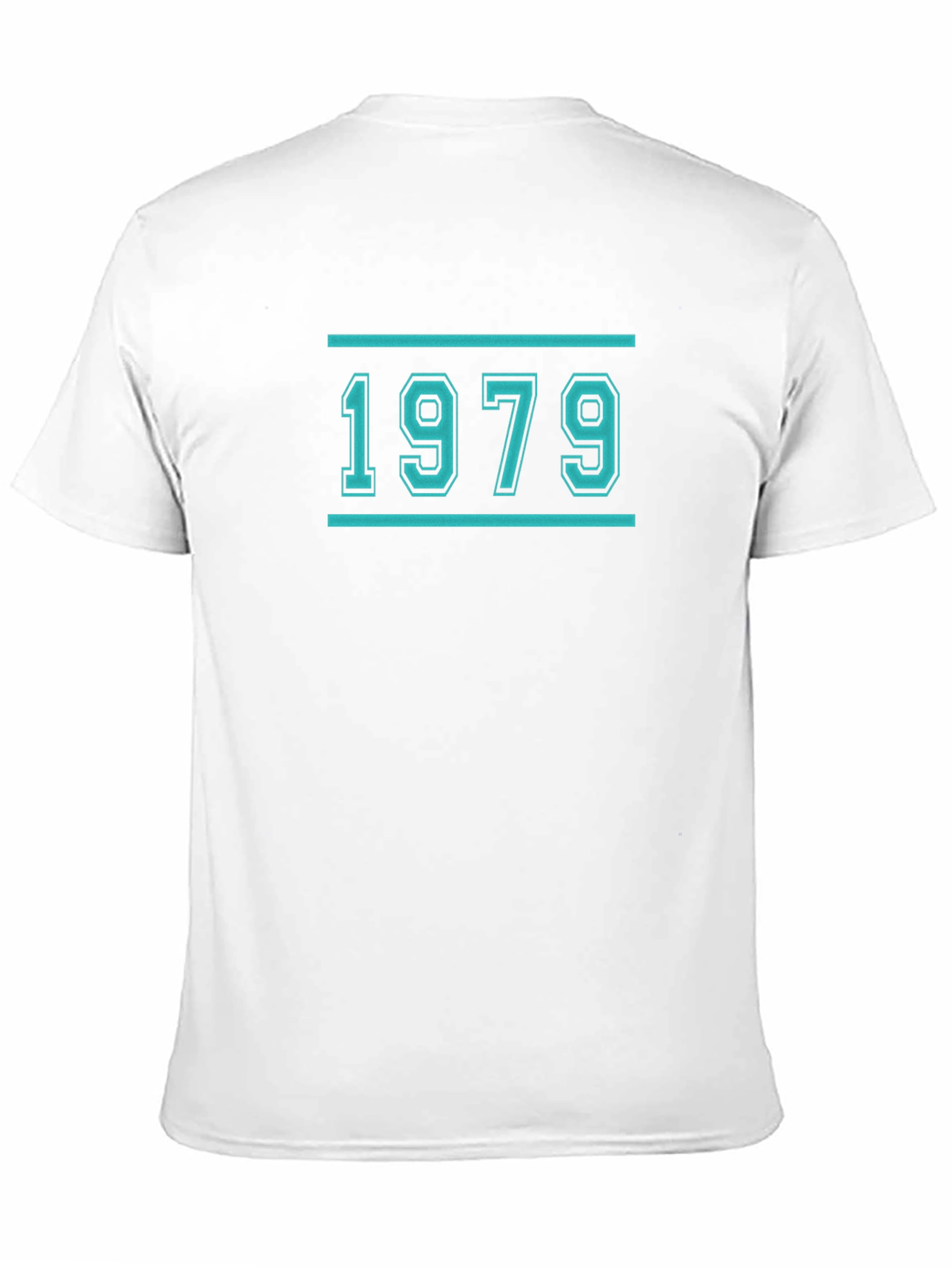 Black 1979 Graphic Tee - Retro Birthday Shirt view 11