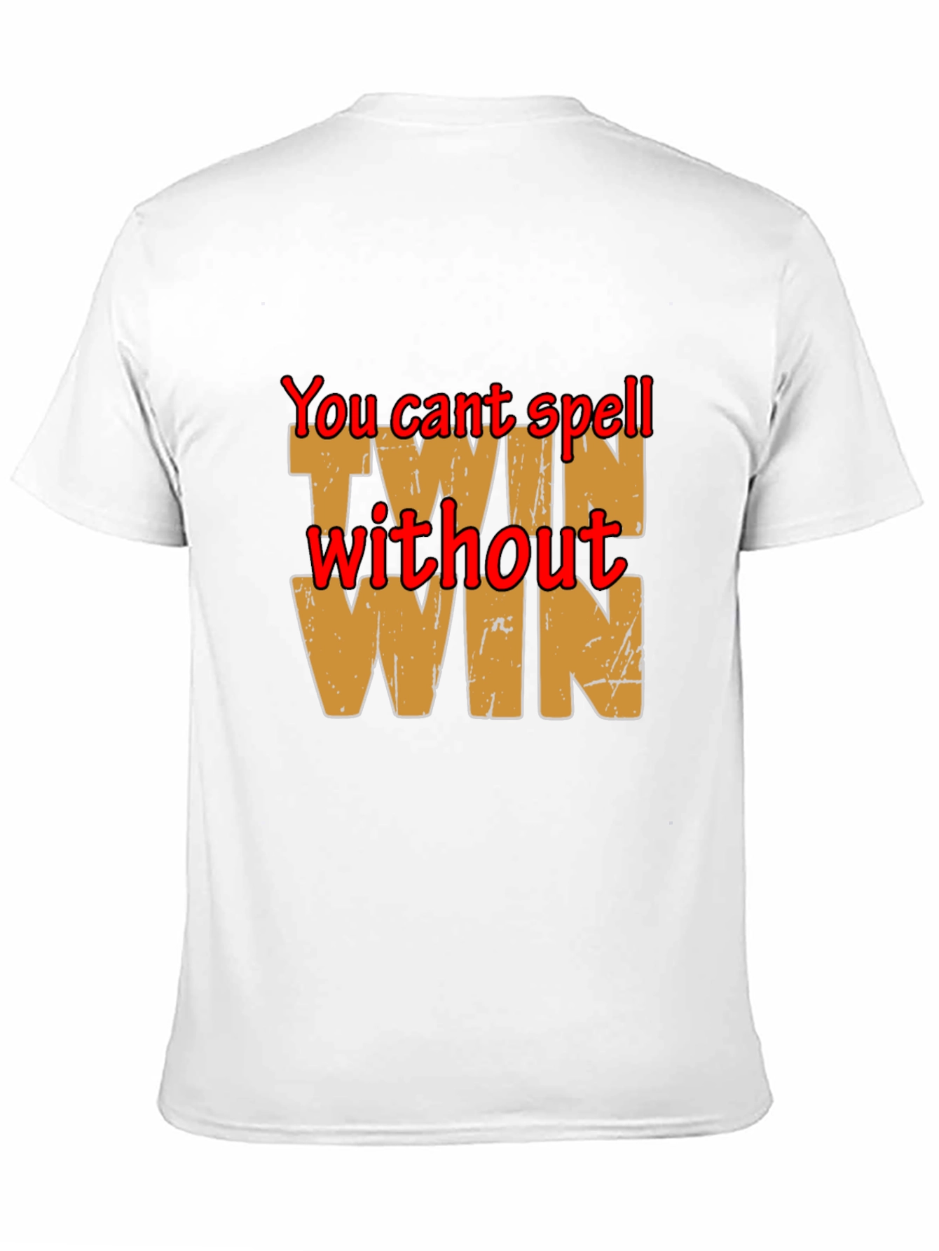 Black Twin Win T-Shirt - Funny Graphic Tee view 11