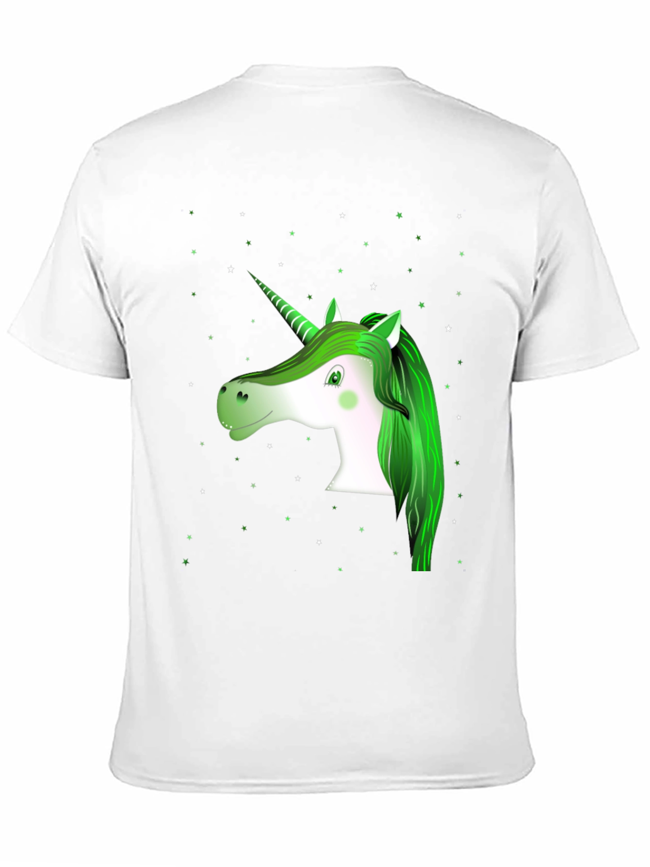 Black Unicorn Graphic Tee - Black Cotton Blend view 11