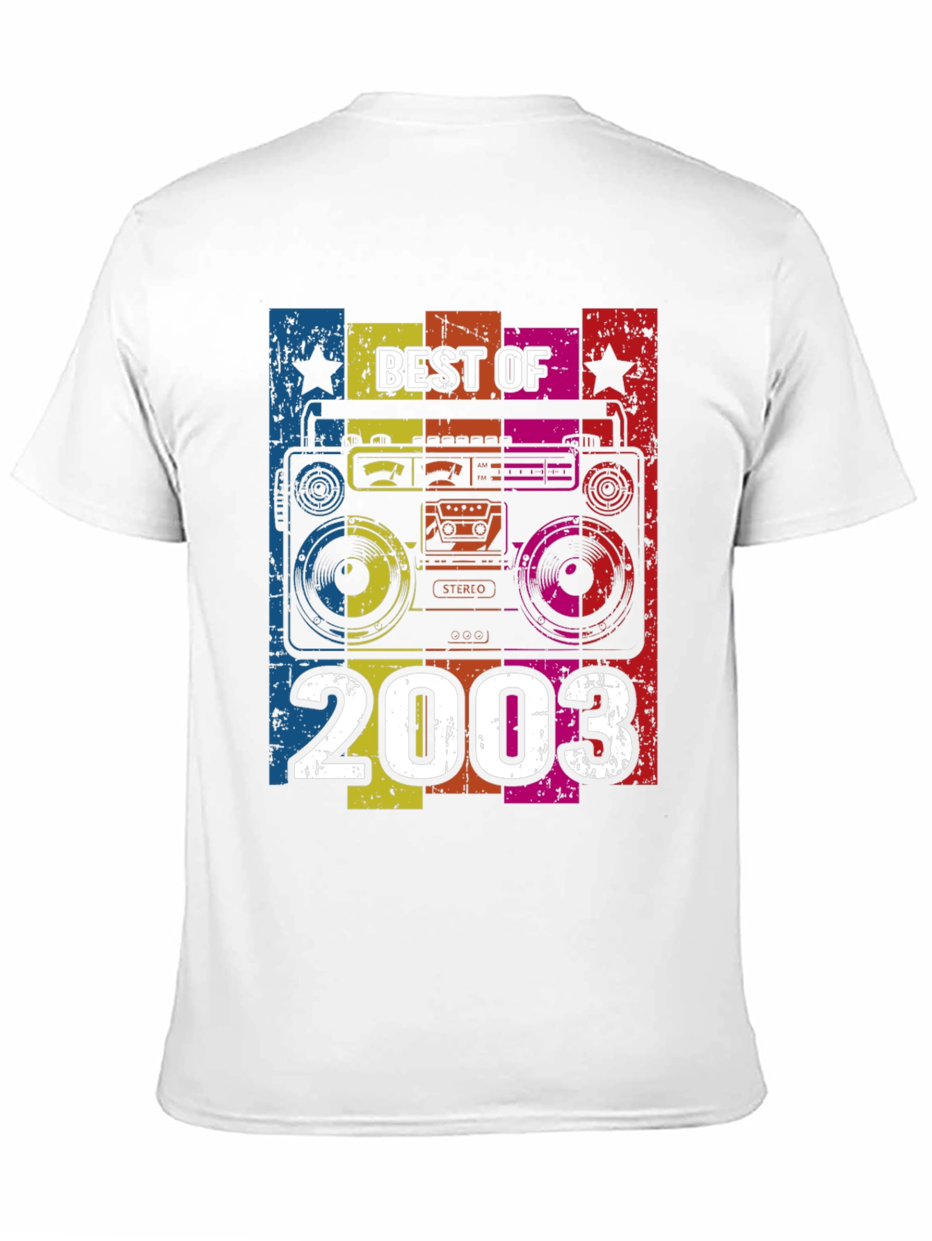 Black Retro "Best of 2003" Graphic Tee view 11