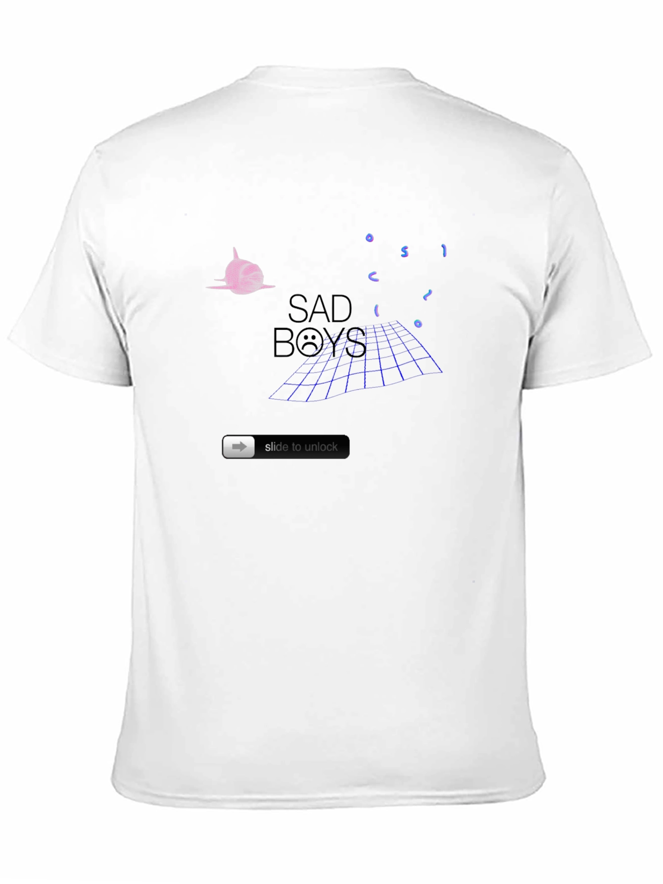 Black Sad Boys Graphic Print T-Shirt - Black view 11