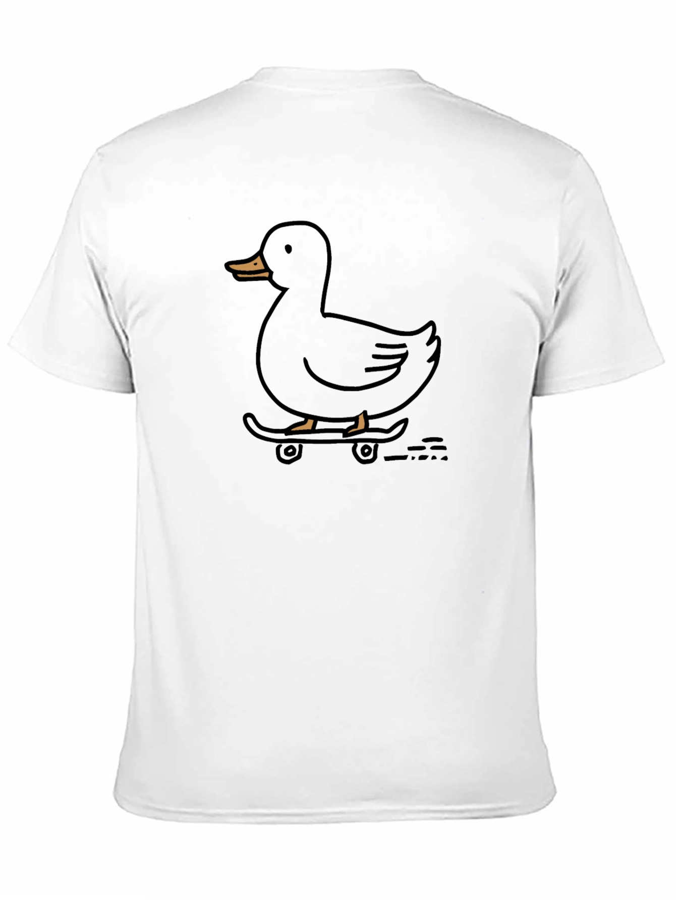 Black Duck Skateboarder T-Shirt - Cool Graphic Tee view 11