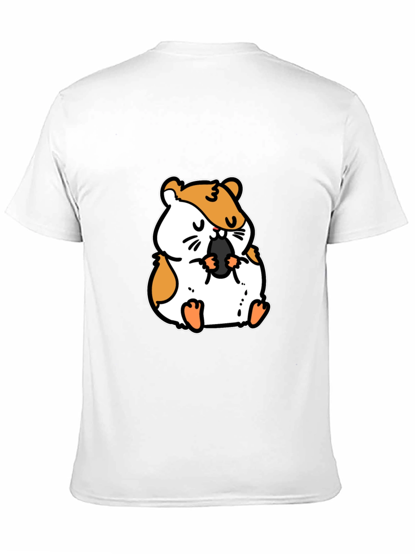 Black Hamster Graphic Tee - Cute Animal T-Shirt view 11