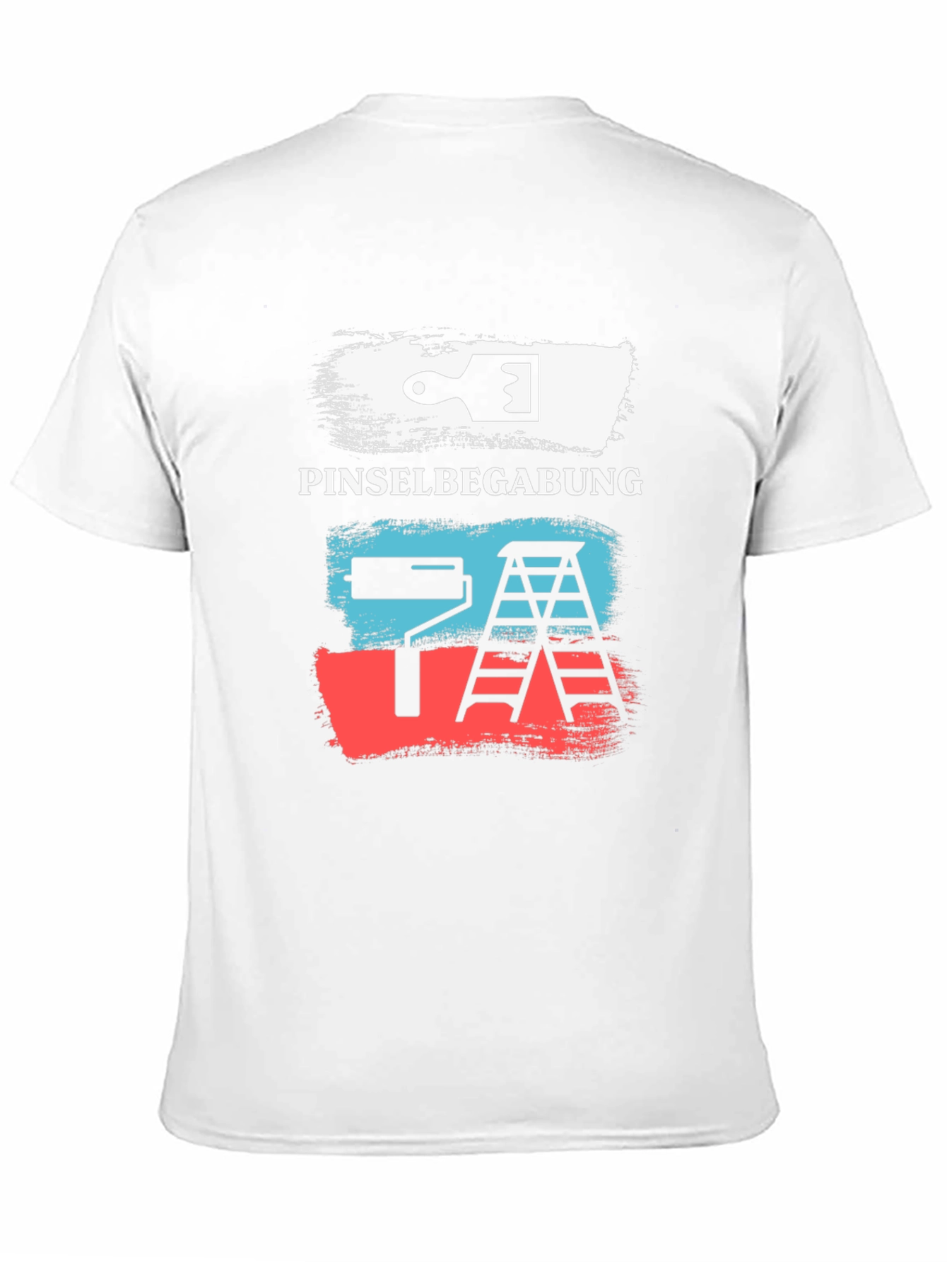 Black Pinselbegabung Painting T-Shirt view 11