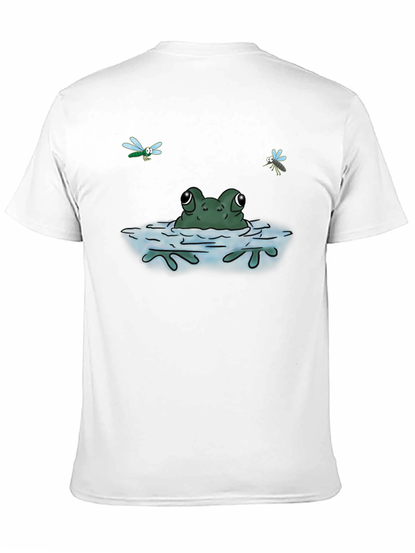 Black Frog in Water T-Shirt - Fun & Unique Graphic Tee view 11
