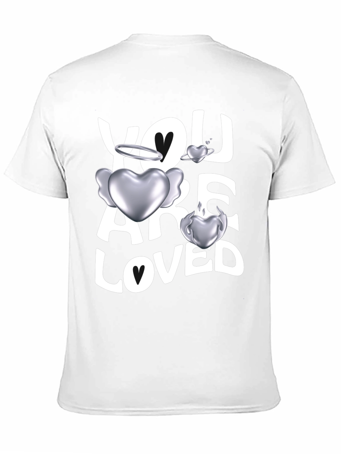 Black You Are Loved Graphic Tee view 11