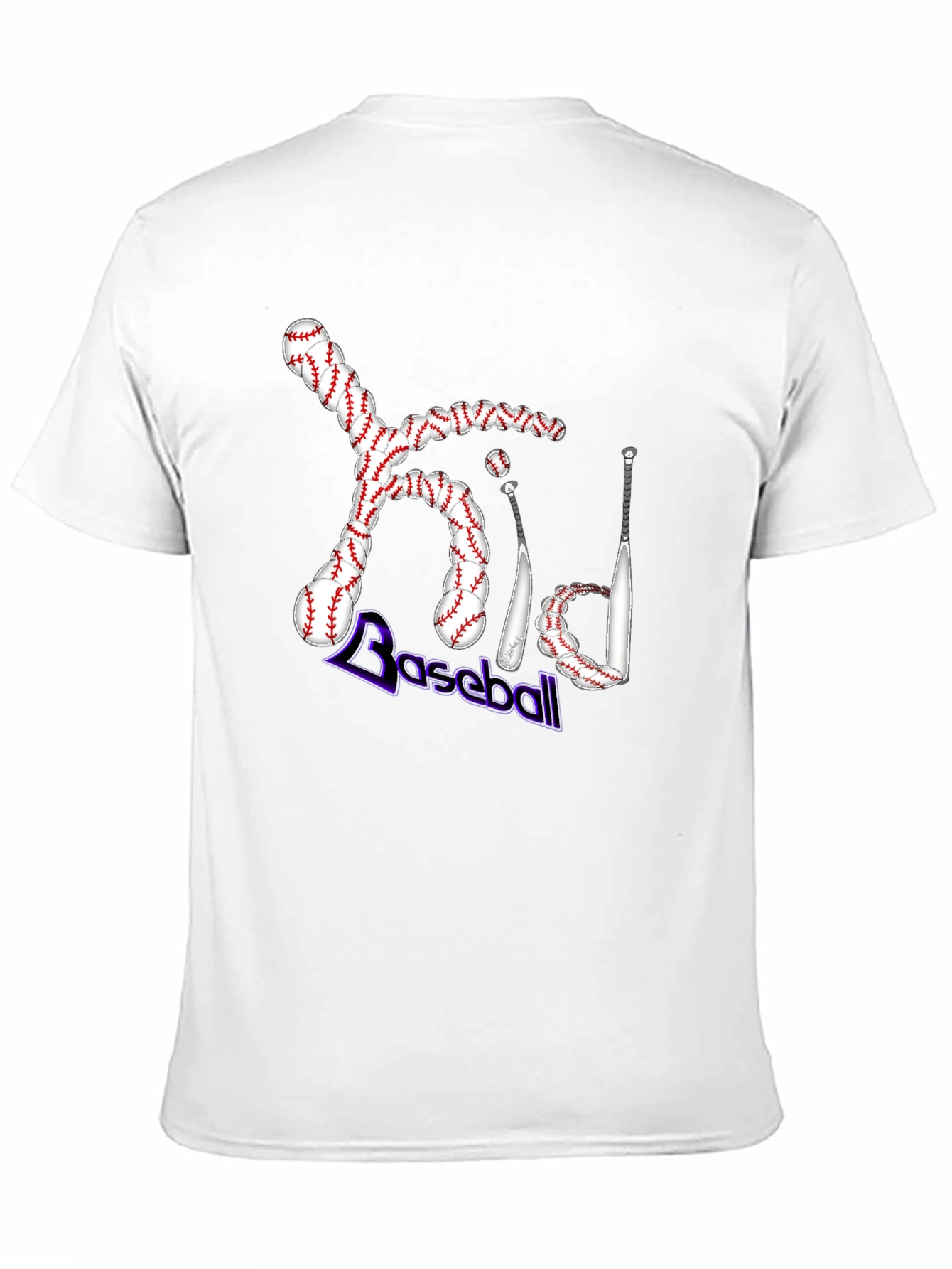 Black Cool Baseball T-Shirt view 11