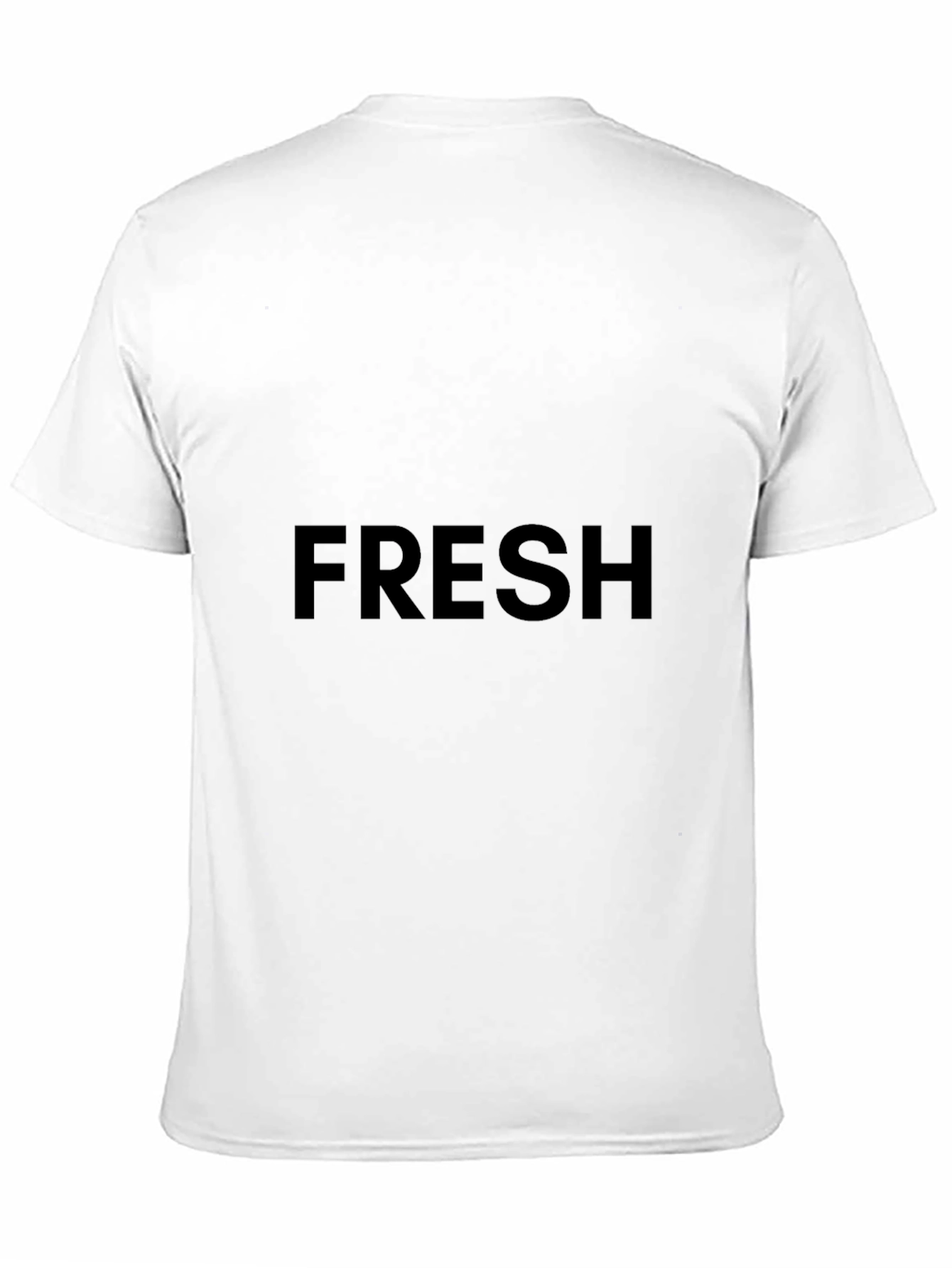 Black Men's Black "FRESH" Graphic Tee - Casual Comfort view 11