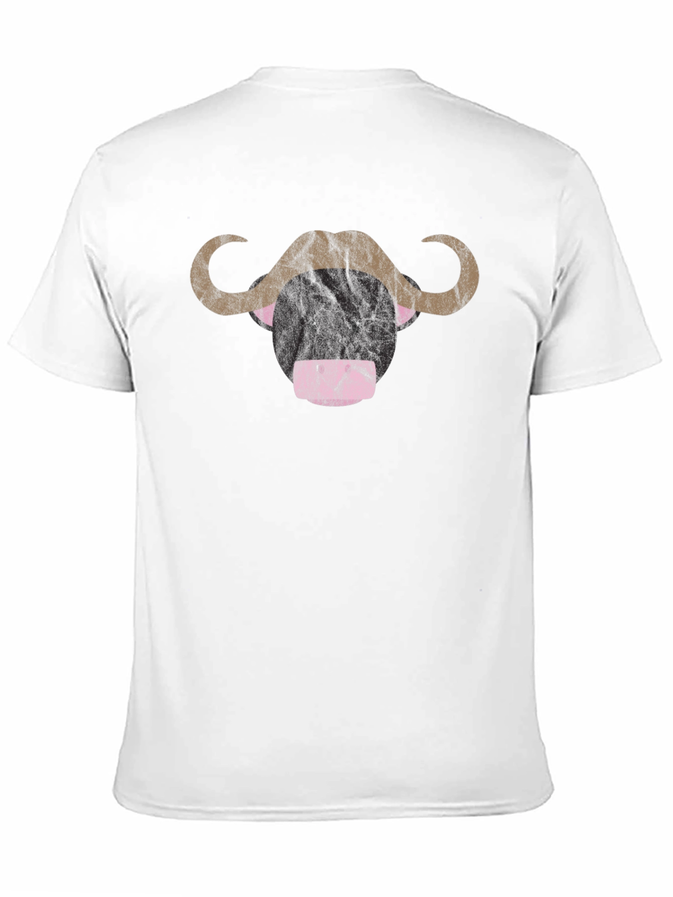 Black Funny Buffalo T-Shirt - Cute Animal Graphic Tee view 11