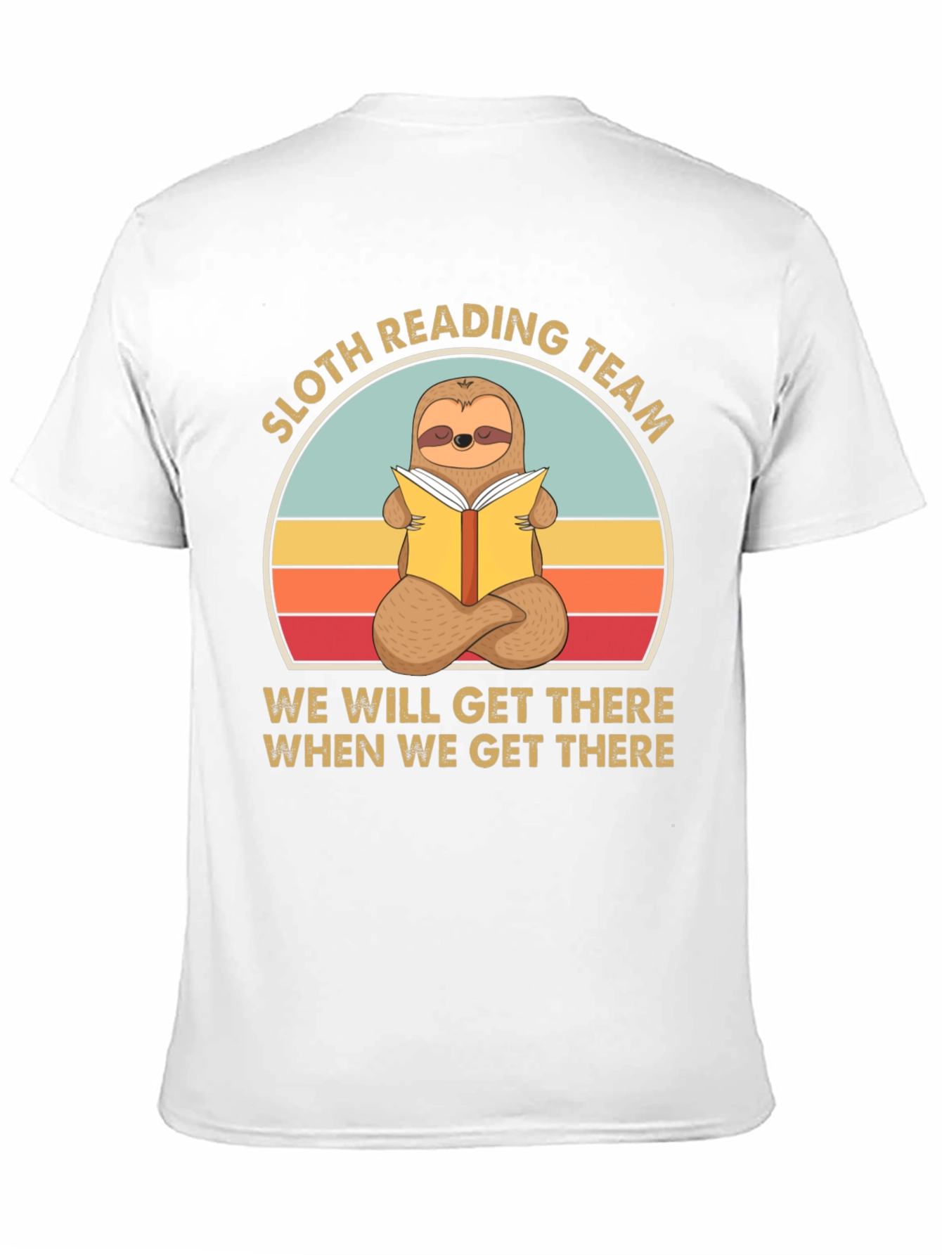 Black Sloth Reading Team Graphic Tee - Relaxed Fit view 11