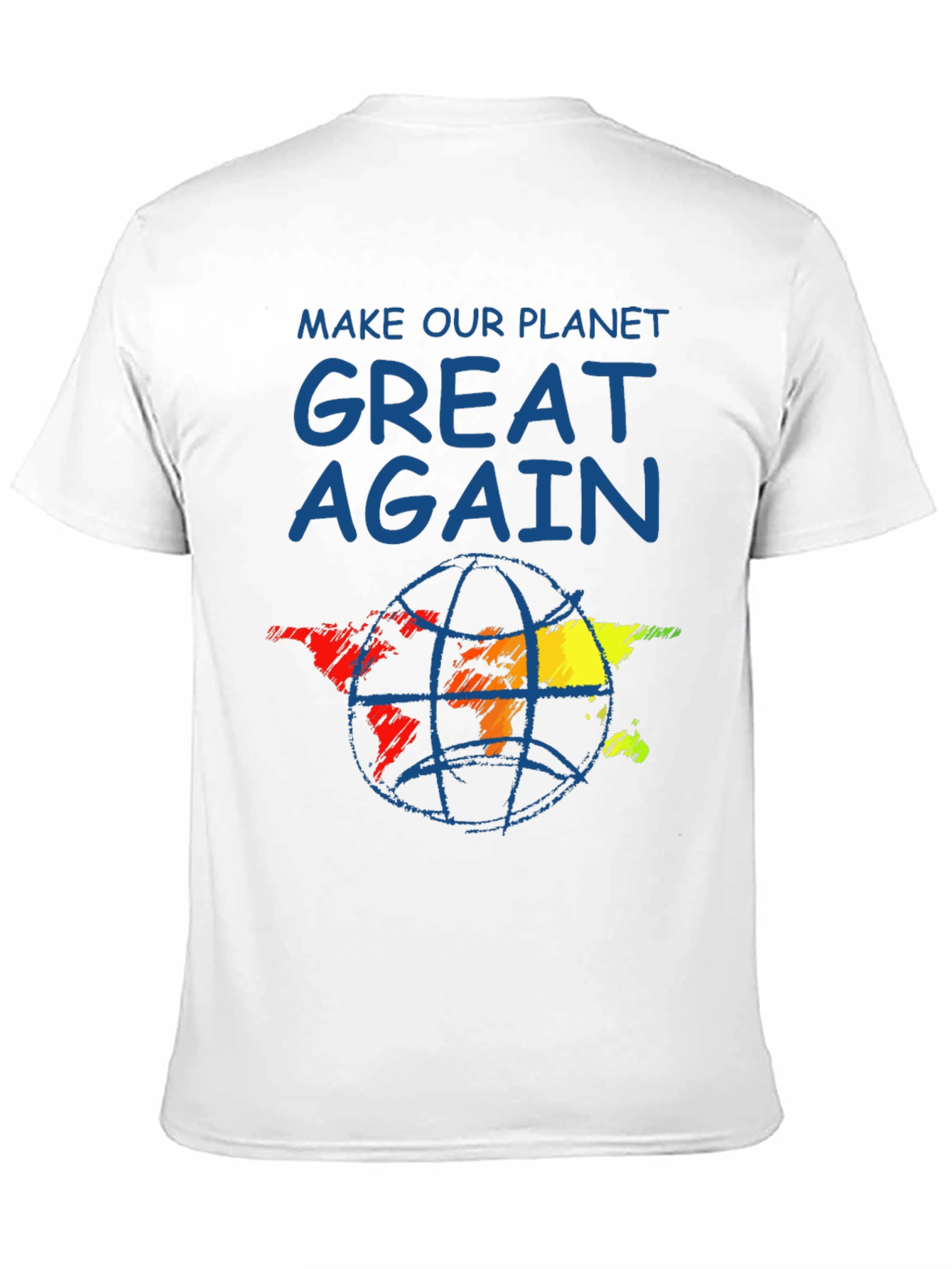 Black Make Our Planet Great Again T-Shirt view 11