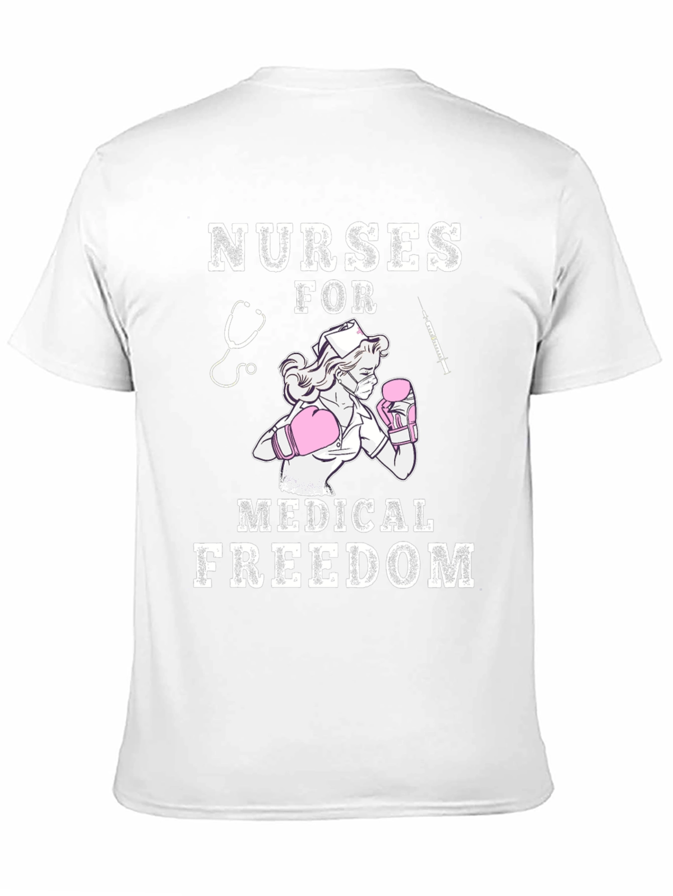 Black Nurses for Medical Freedom T-Shirt view 11