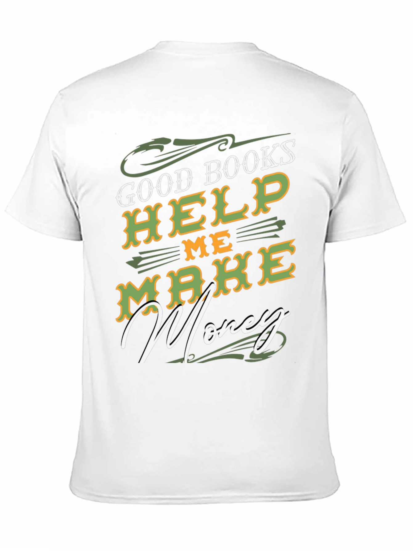 Black Good Books Help Me Make Money T-Shirt view 11