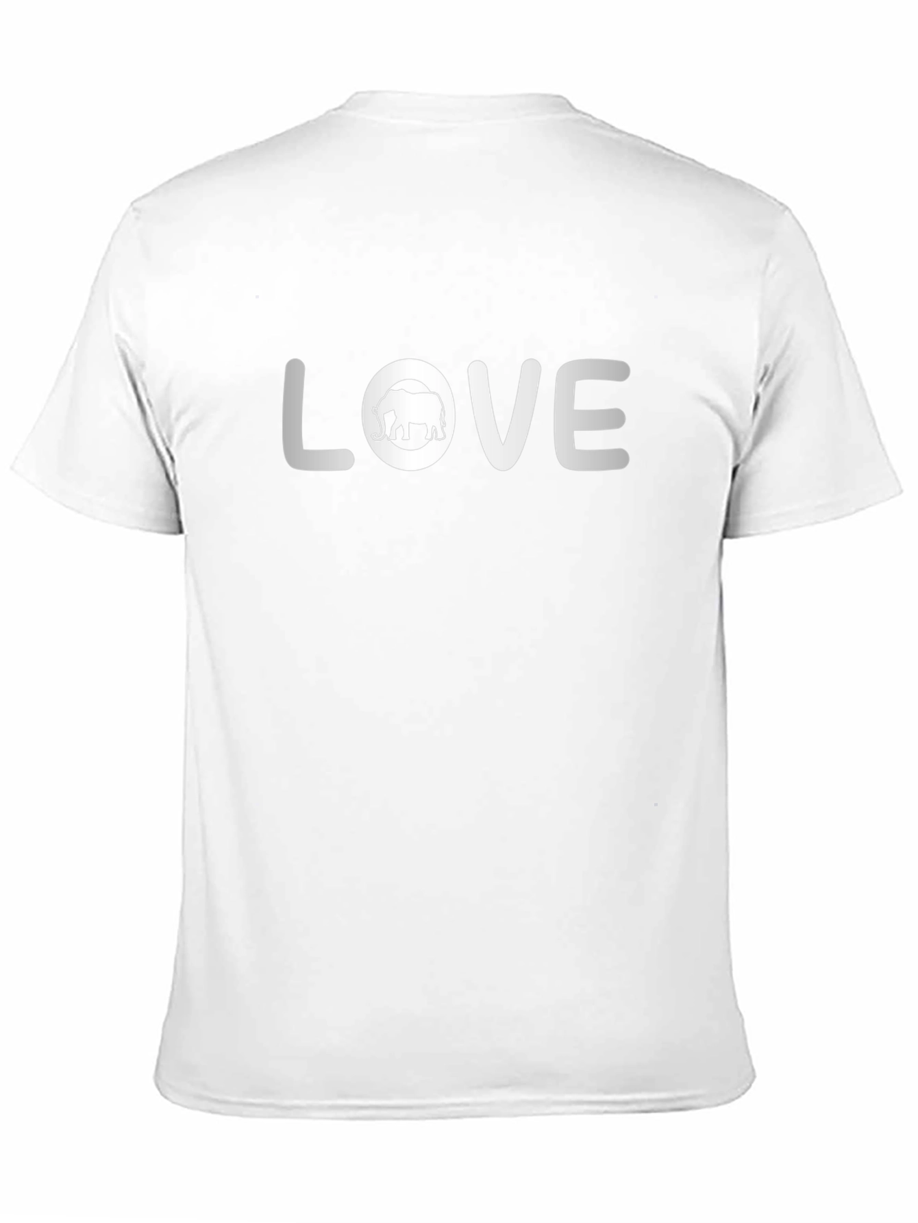 Black Elephant Love T-Shirt - Stylish Graphic Tee view 11