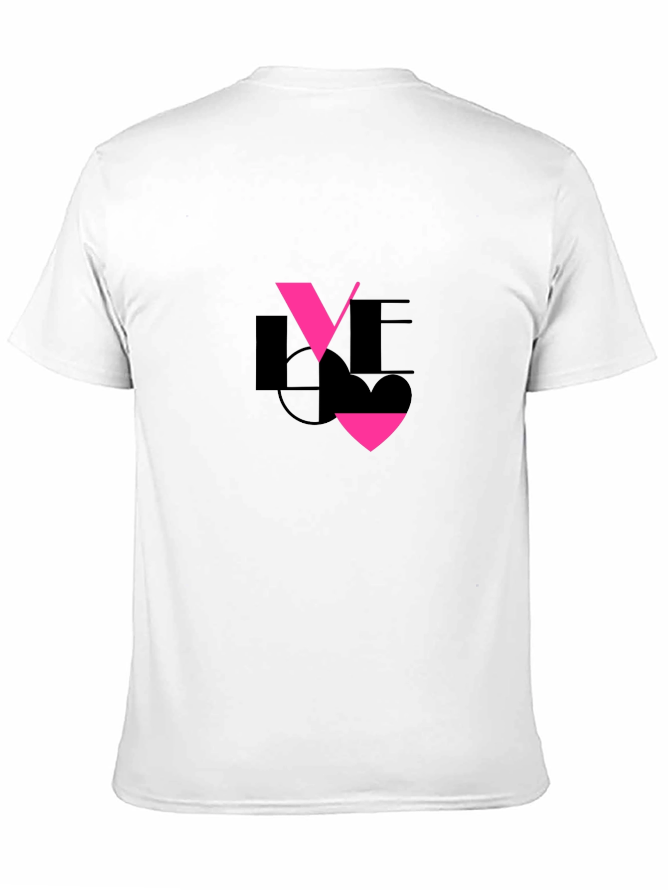 Black Love Graphic Black T-Shirt view 11