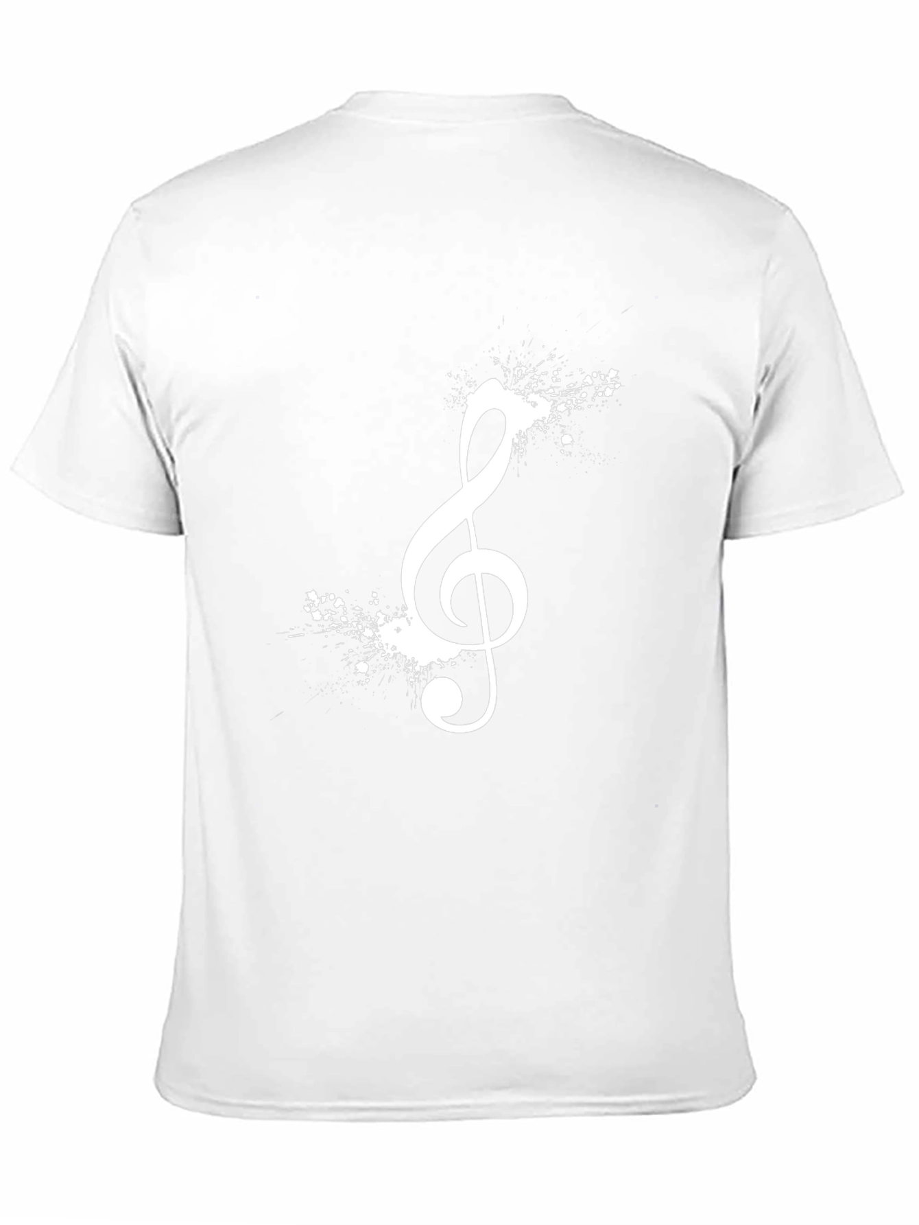Black Music Note Graphic Tee - Classic Black T-Shirt view 11
