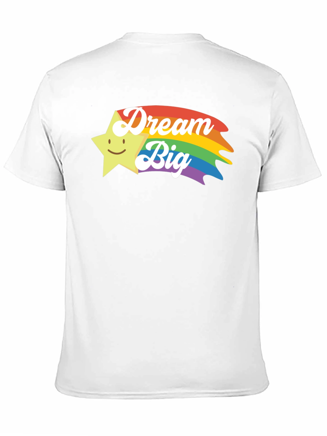 Black Dream Big Rainbow Star Graphic T-Shirt view 11