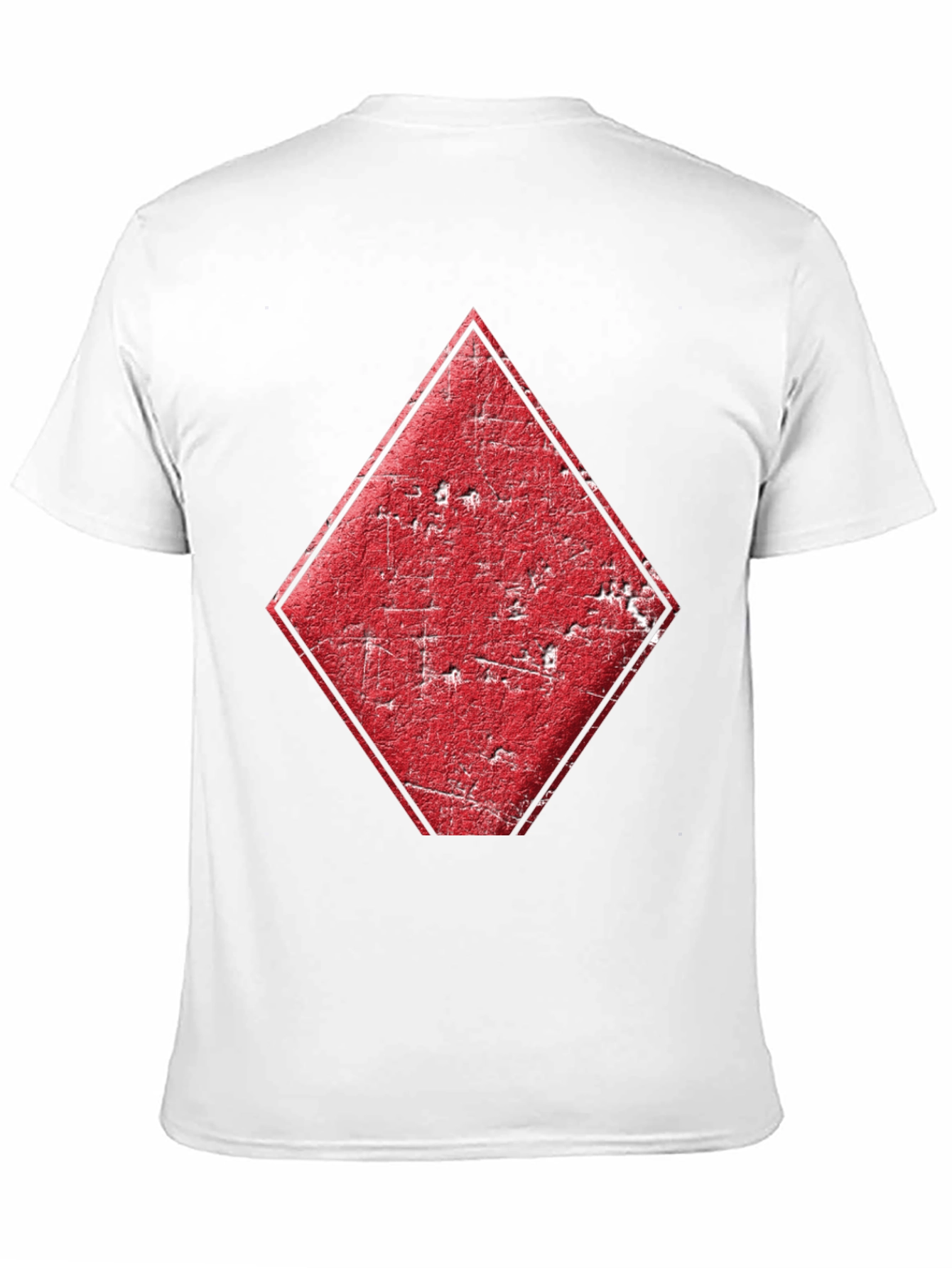 Black Diamond Card Suit Graphic Tee - Men's Black T-Shirt view 11