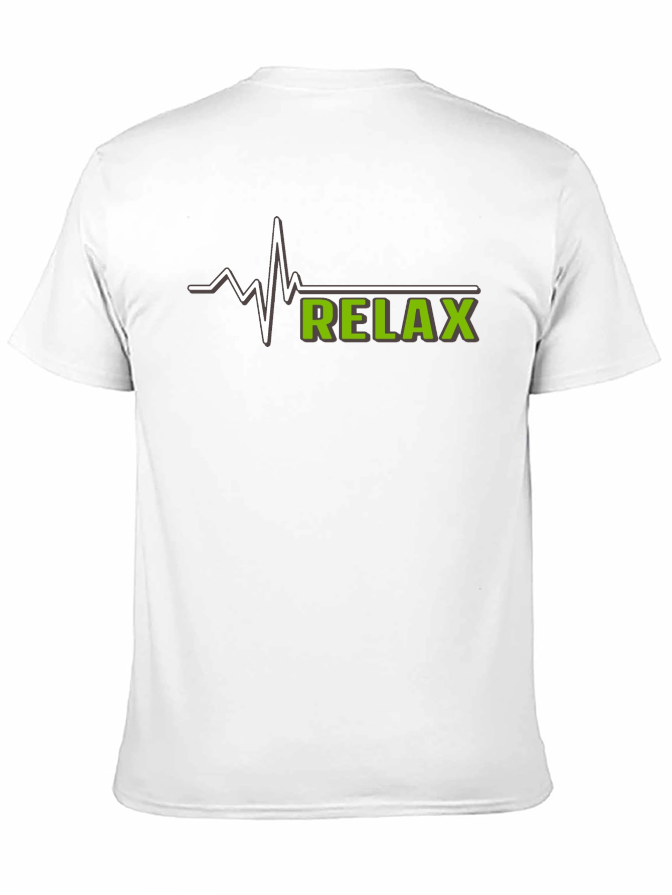 Black Relax Heartbeat T-Shirt - Casual Comfort view 11