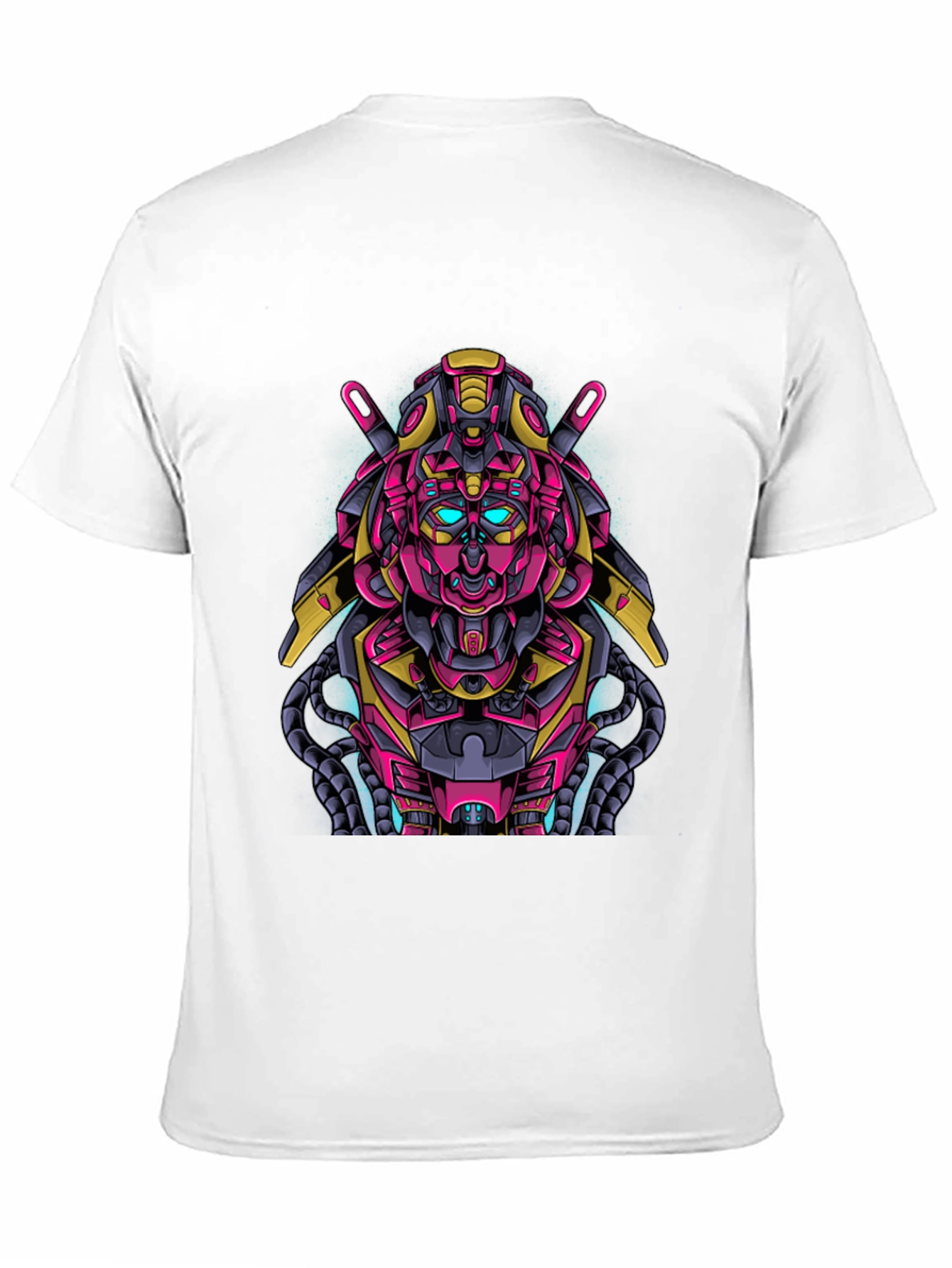 Black Cyber Samurai Graphic Tee view 11