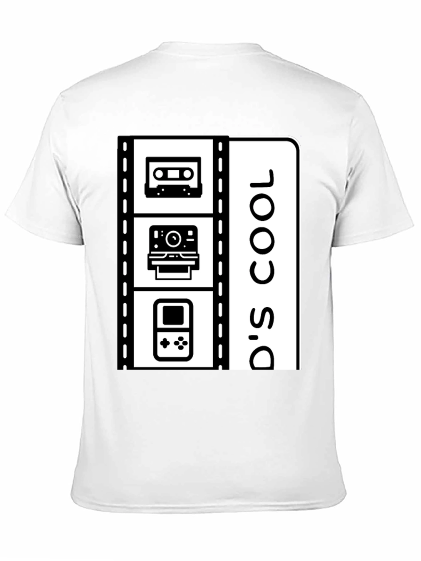 Black 90's Cool Nostalgic T-Shirt view 11