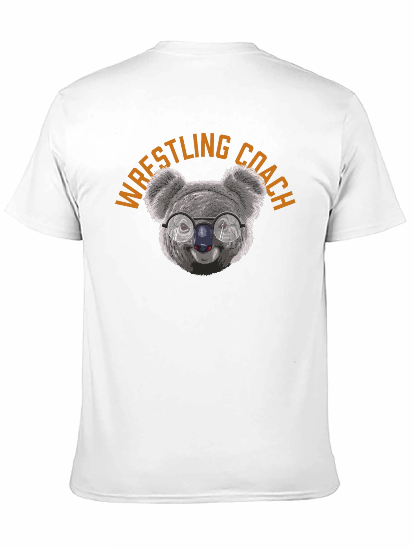 Black Wrestling Coach Koala T-Shirt - Funny Graphic Tee view 11