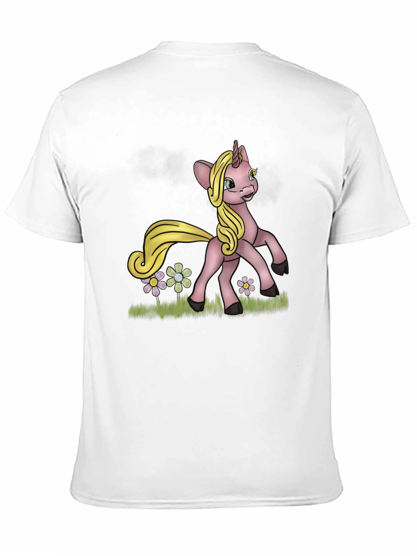 Black Unicorn Graphic T-Shirt - Whimsical Cartoon Design view 11