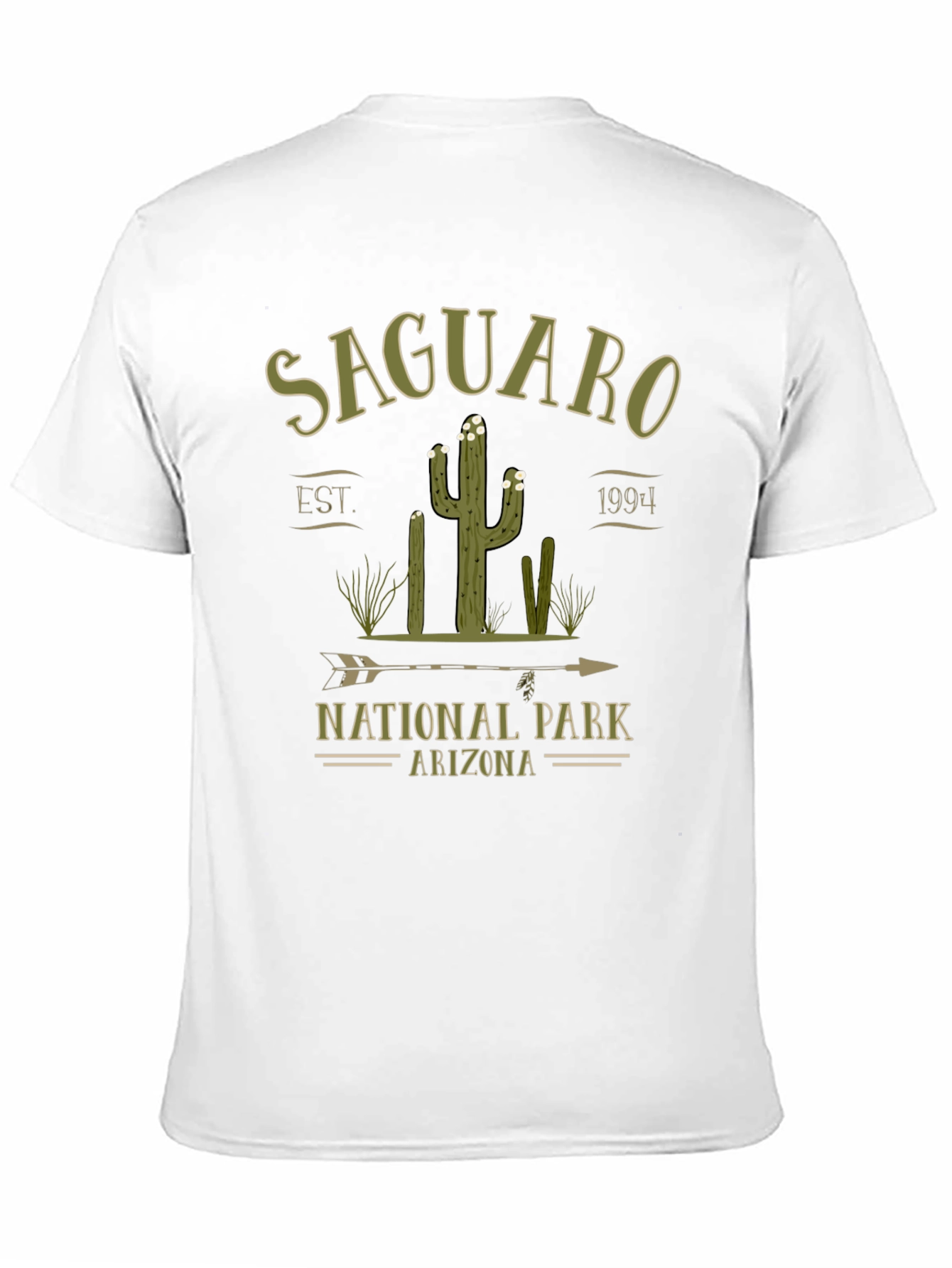 Black Saguaro National Park Arizona T-Shirt view 11