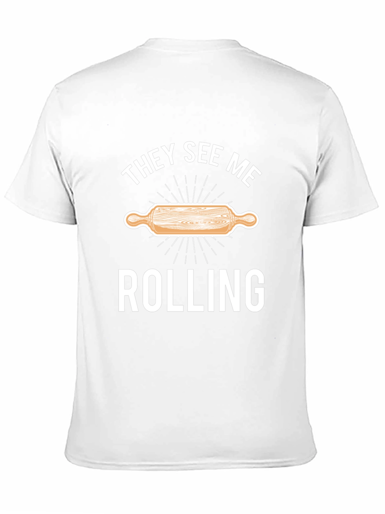 Black They See Me Rolling T-Shirt - Funny Baker Tee view 11