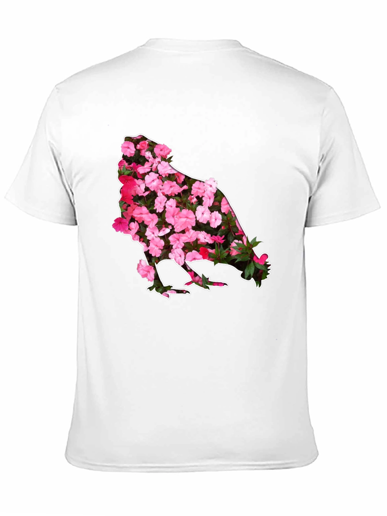 Black Floral Chicken Graphic Tee - Black view 11