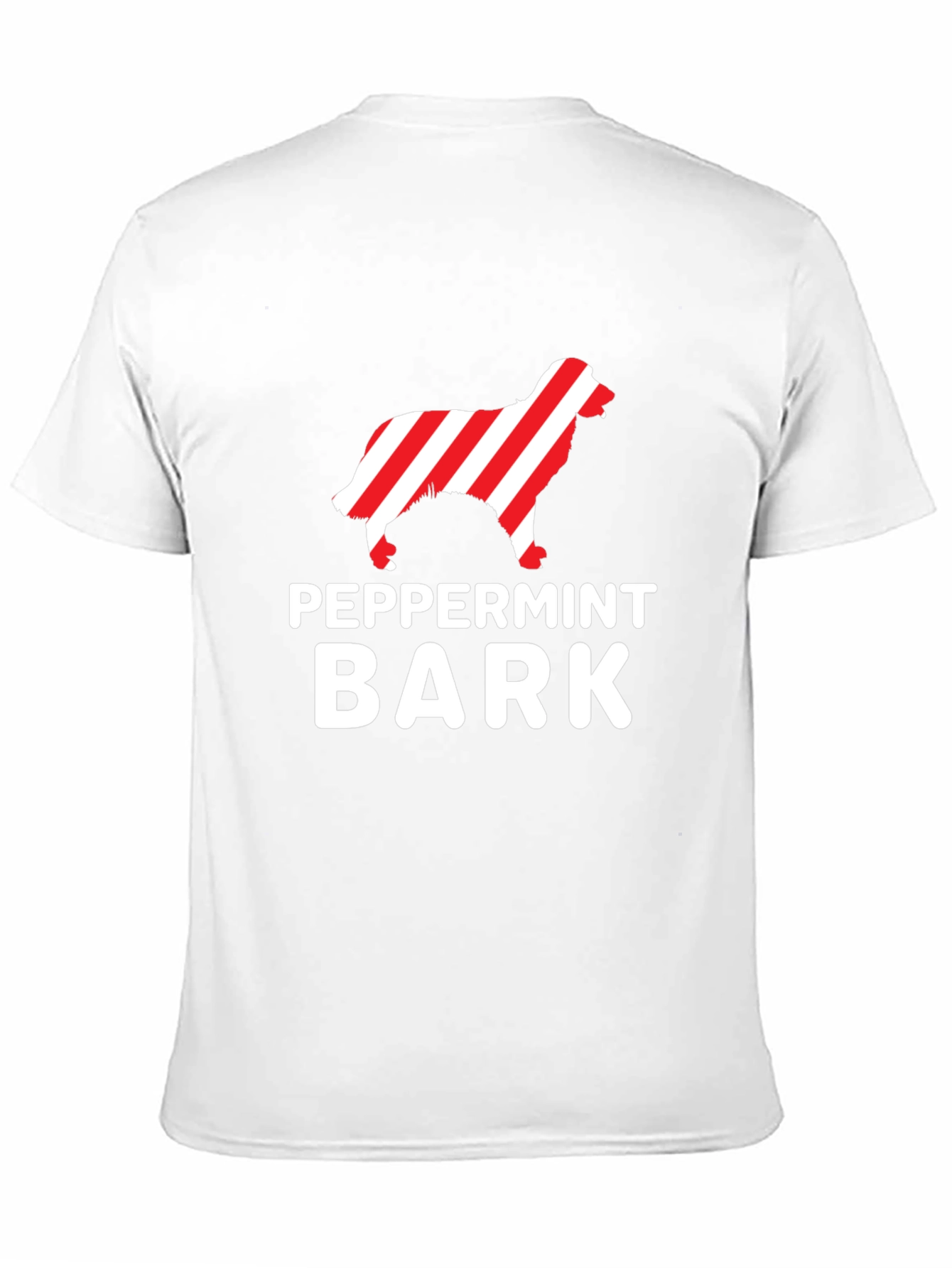 Black Peppermint Bark Dog Lover Black Tee view 11