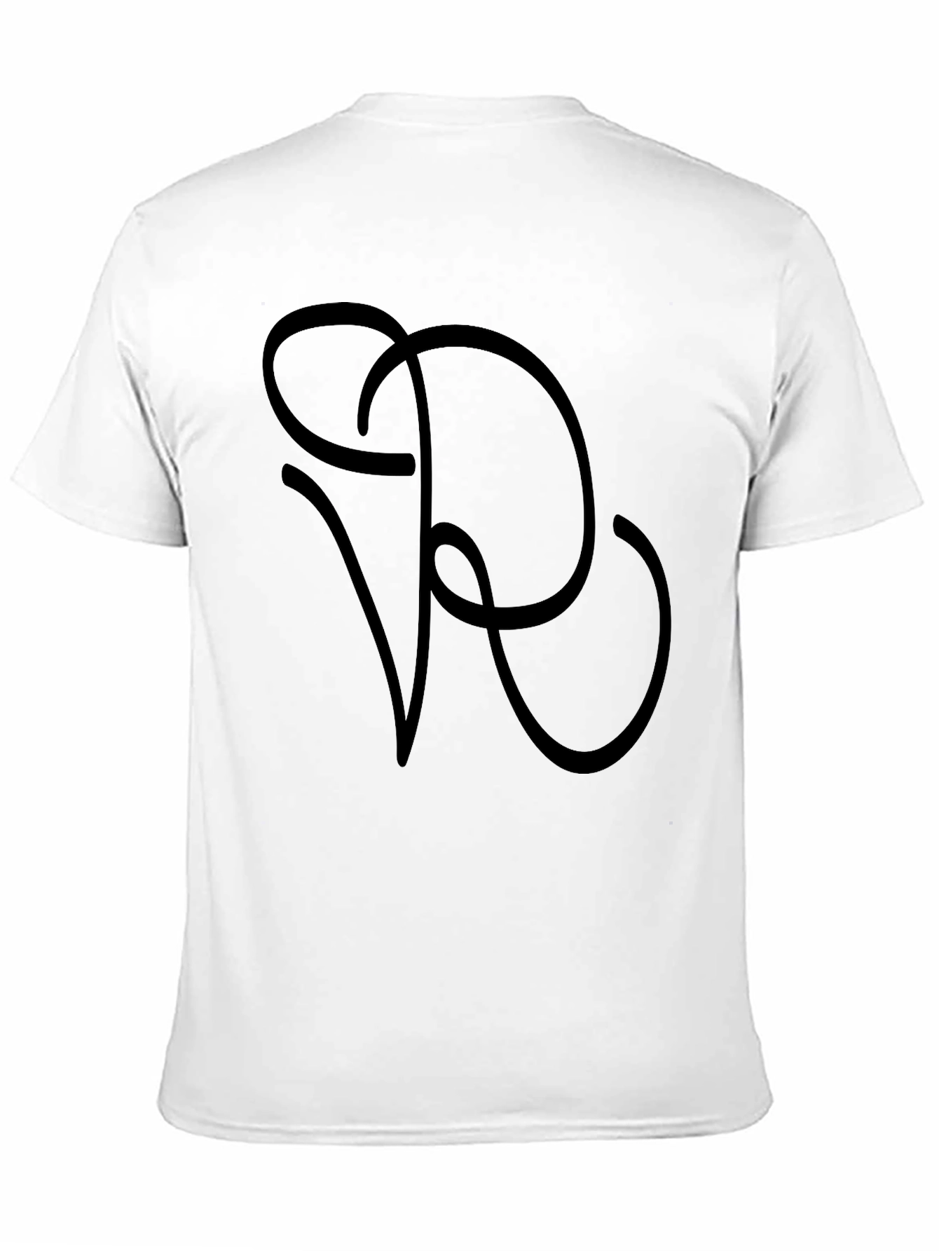 Black Stylish Black Graphic Tee - Abstract VR Design view 11