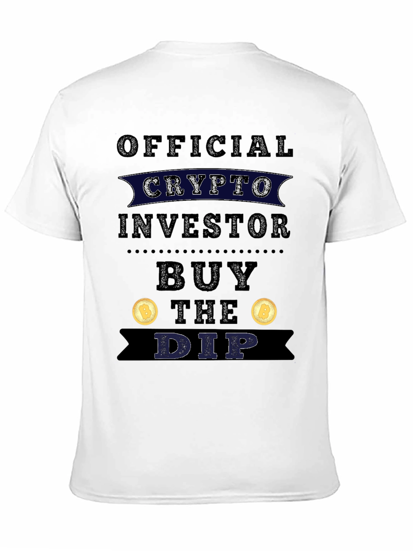 Black Crypto Investor Buy The Dip T-Shirt view 11