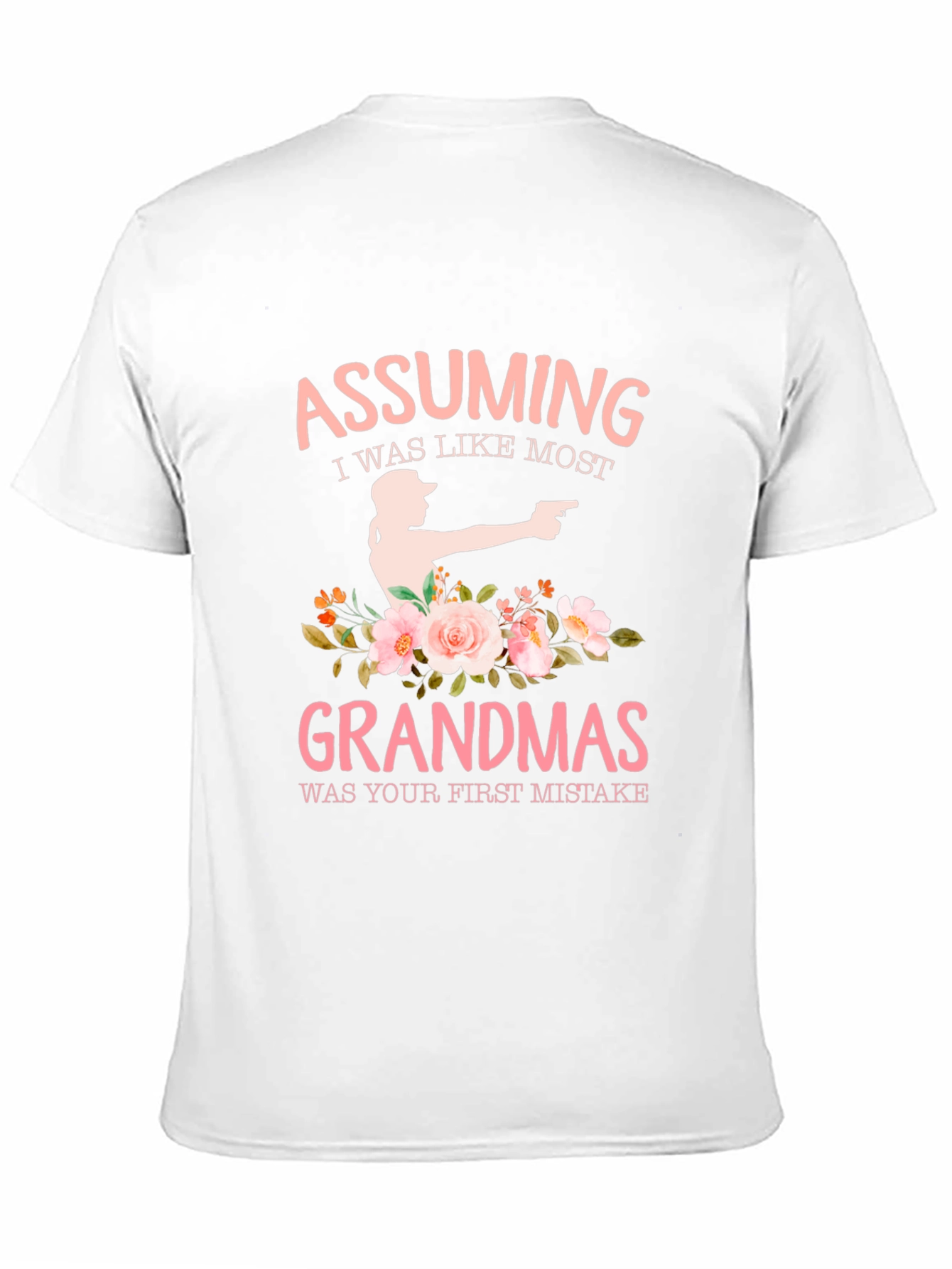 Black Assuming Grandmas T-Shirt, Gun Owner Tee view 11