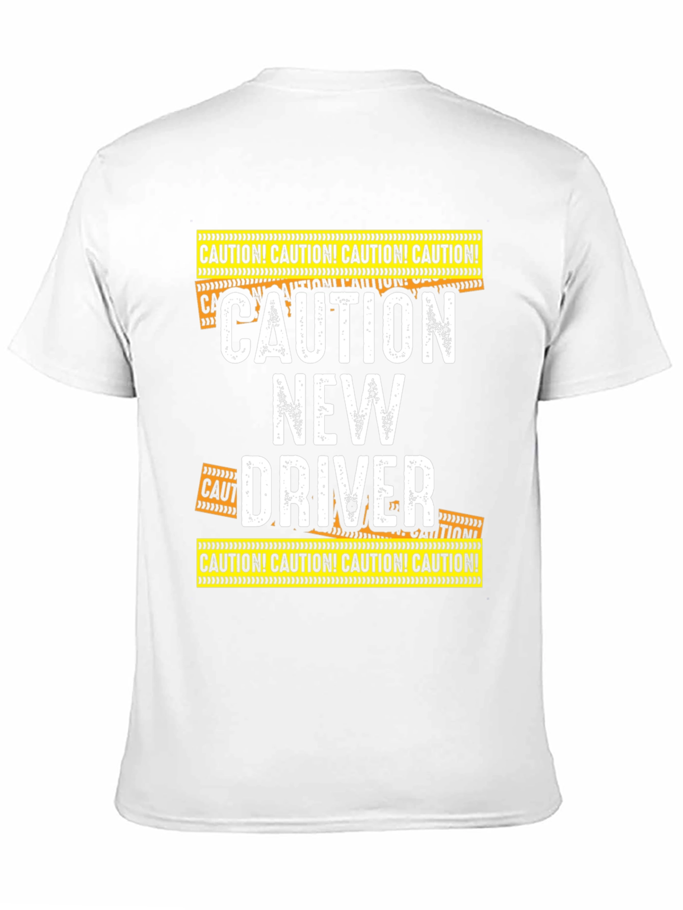 Black Caution New Driver T-Shirt Funny Gift Idea view 11